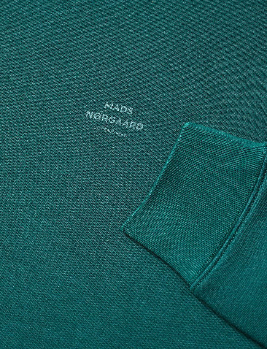 Mads Nørgaard - Standard Crew Logo Sweat FAV - dressipluusid - deep sea - 1