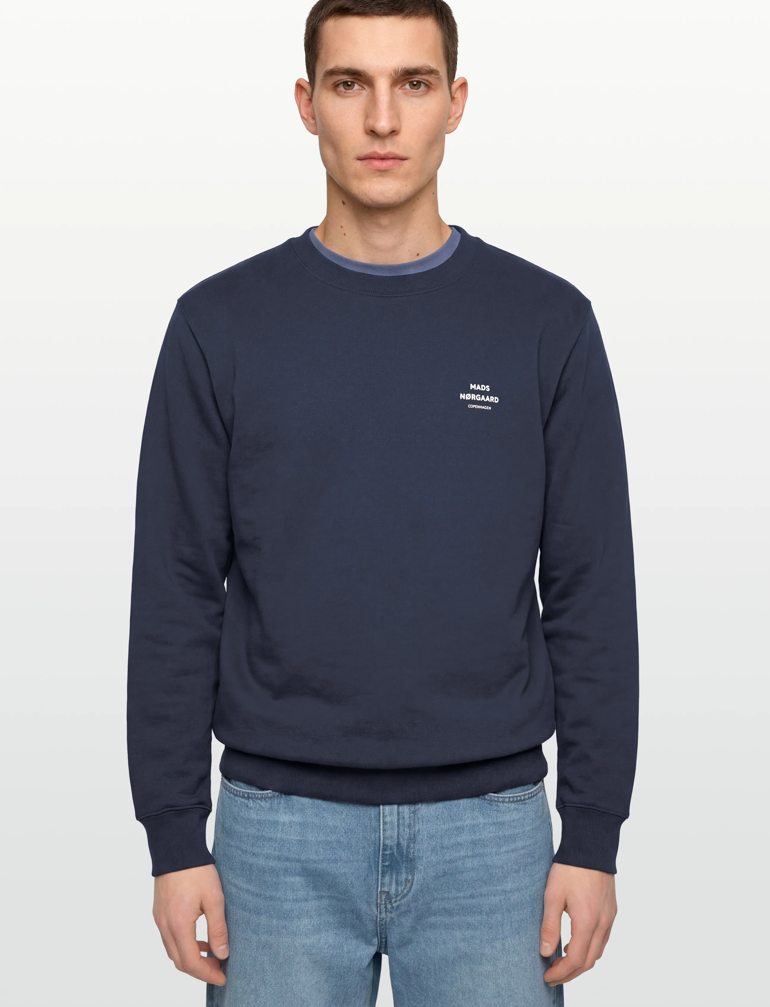 Mads Nørgaard - Standard Crew Logo Sweat FAV - feriefavoritter - parisian night - 3