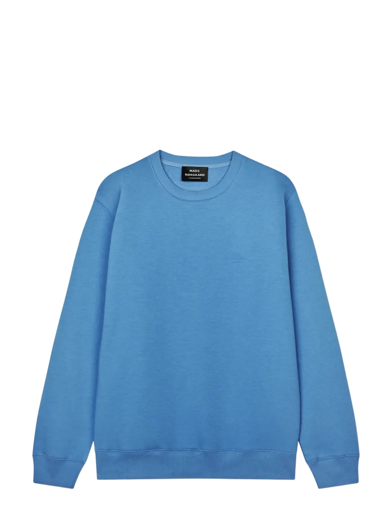 MADS NØRGAARD Standard Crew Logo Sweat Blau - M - Herren