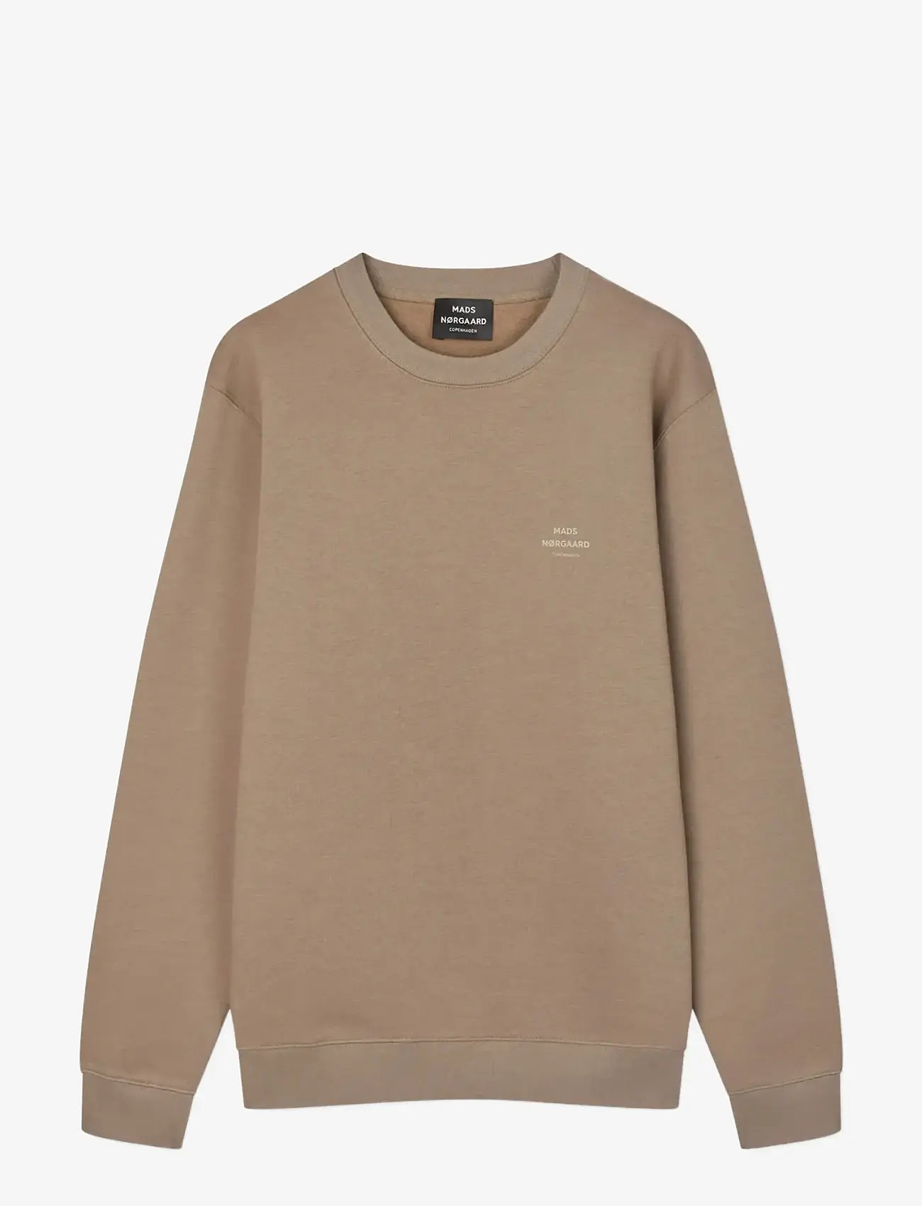 Mads Nørgaard - Standard Crew Logo Sweat - urlaubsfavoriten - walnut - 0