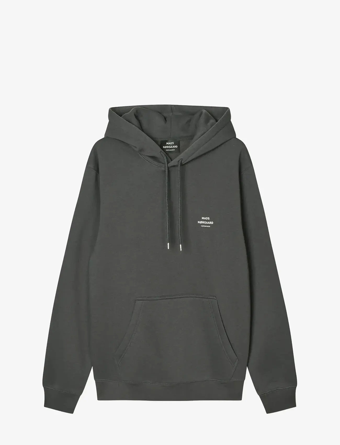 Mads Nørgaard - Standard Hoodie Logo Sweat FAV - kapuzenpullover - asphalt - 0