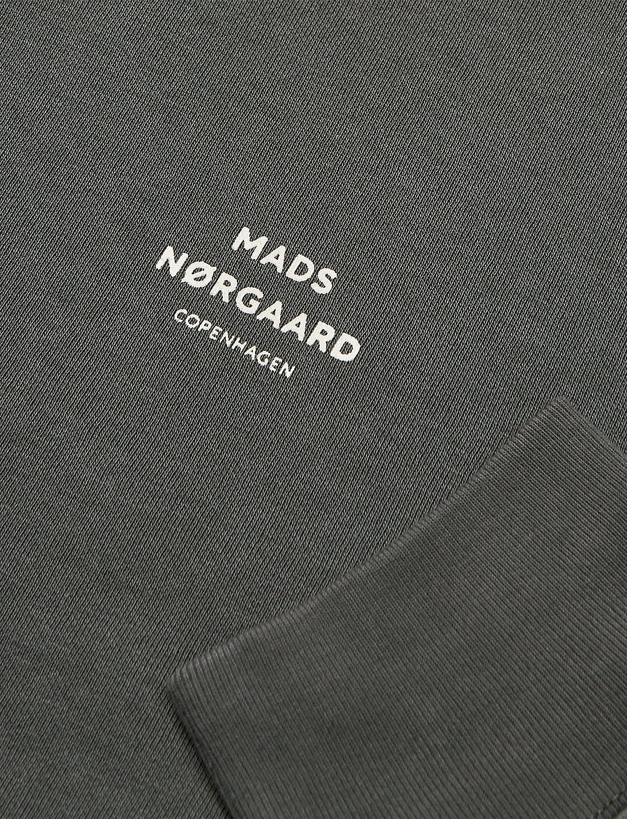 Mads Nørgaard - Standard Hoodie Logo Sweat FAV - hoodies - asphalt - 1