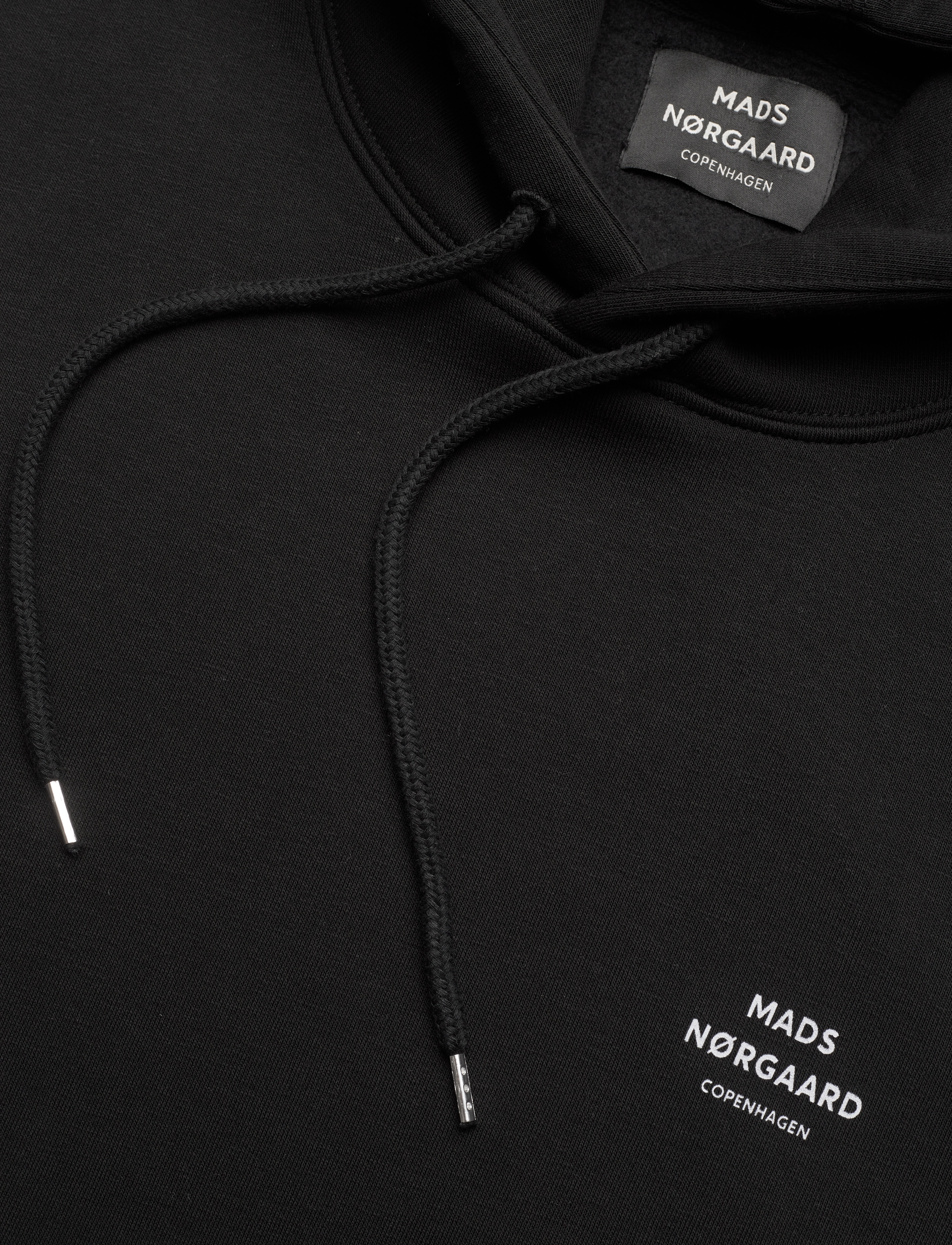 Mads Nørgaard - Standard Hoodie Logo Sweat - hættetrøjer - black - 2