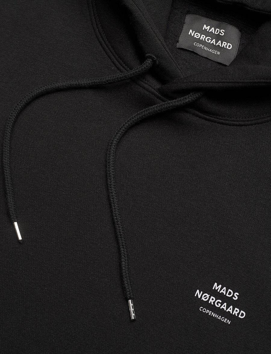 Mads Nørgaard - Standard Hoodie Logo Sweat FAV - hoodies - black - 2