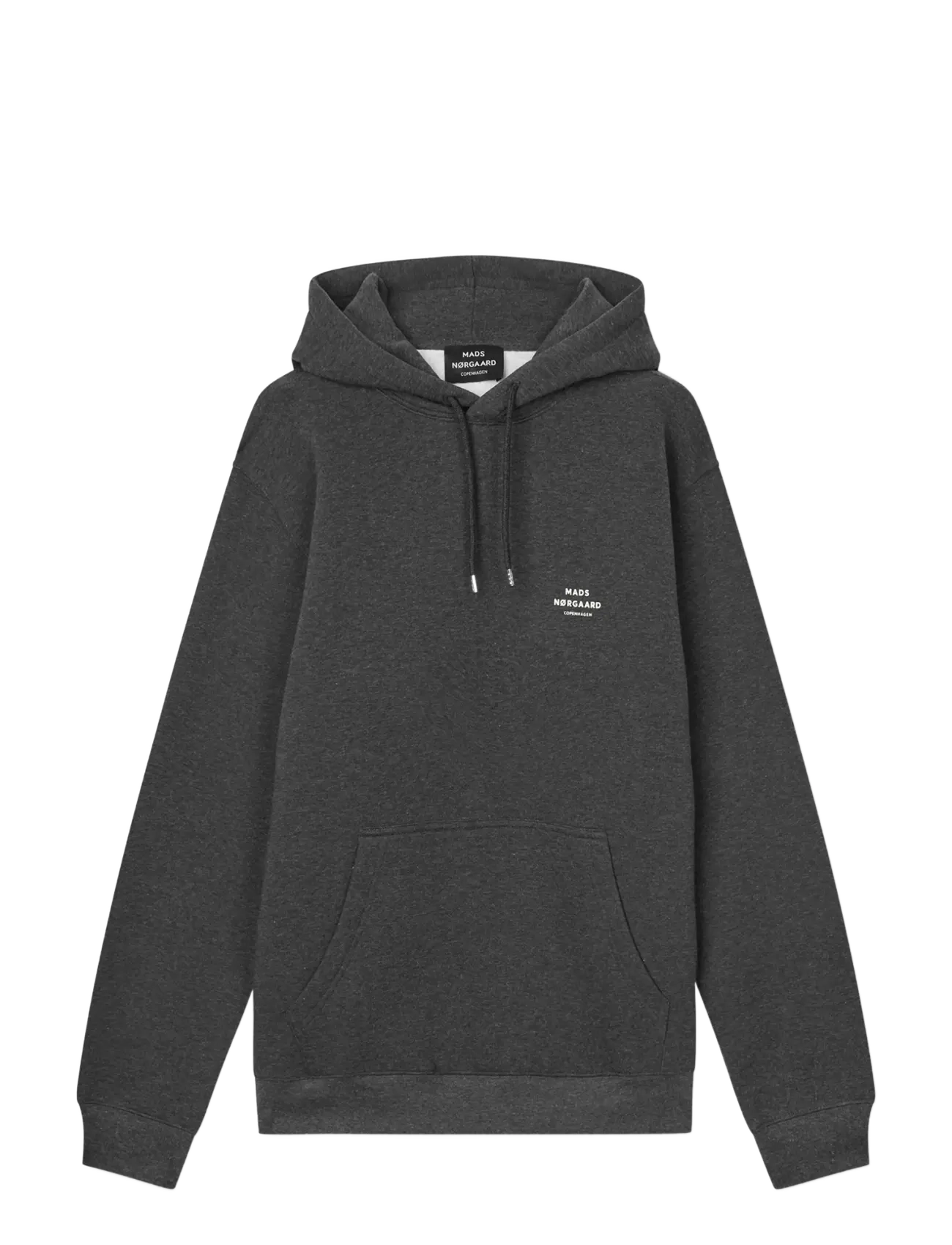 Mads Nørgaard - Standard Hoodie Logo Sweat FAV - kapuzenpullover - dark grey melange - 1