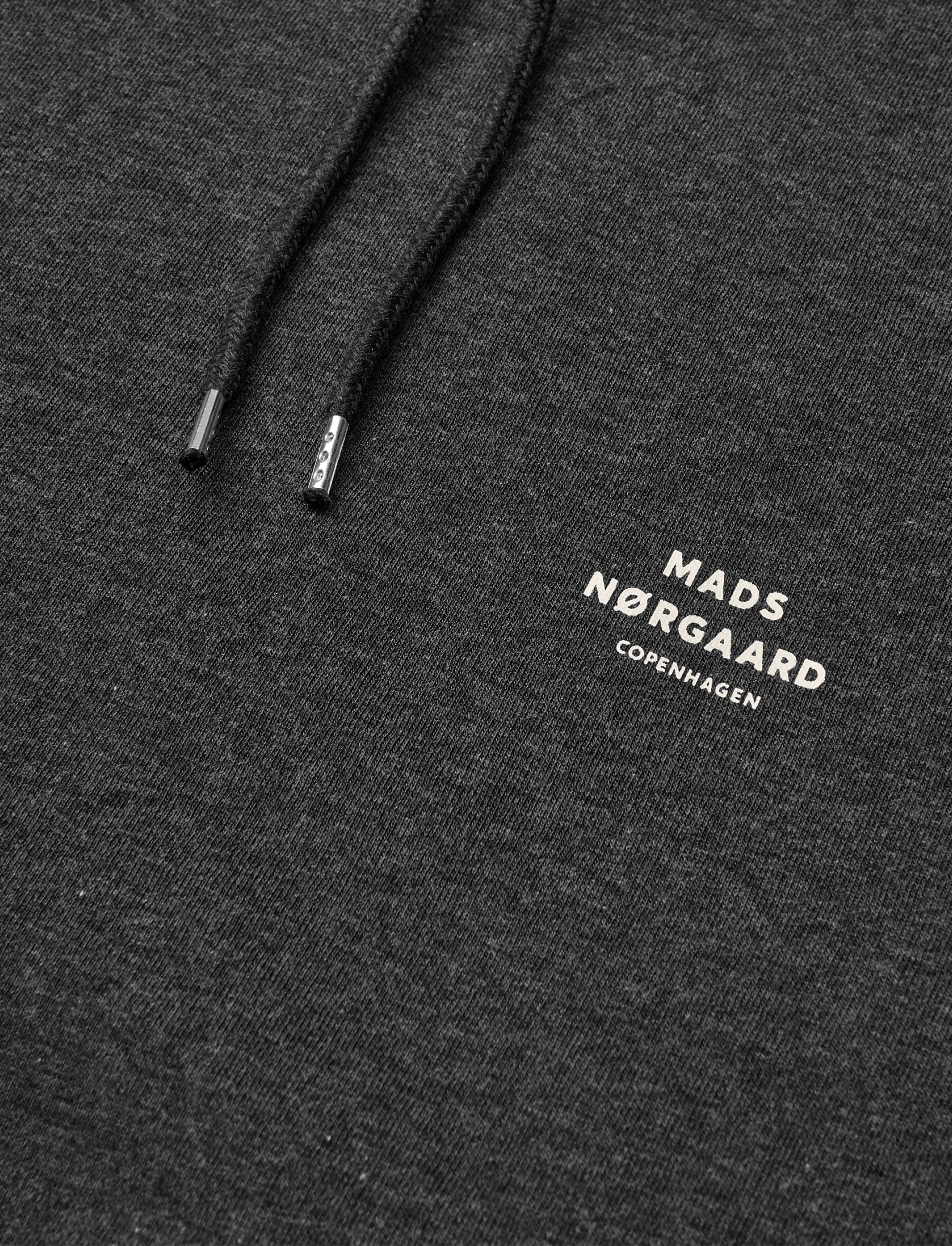 Mads Nørgaard - Standard Hoodie Logo Sweat FAV - kapuzenpullover - dark grey melange - 3