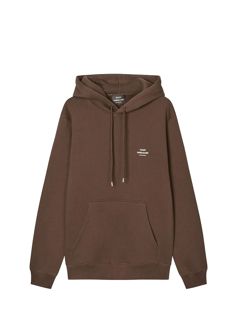 Mads Nørgaard - Standard Hoodie Logo Sweat FAV - kapuzenpullover - demitasse - 0
