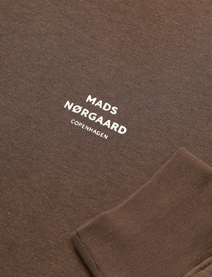 Mads Nørgaard - Standard Hoodie Logo Sweat FAV - kapuzenpullover - demitasse - 1