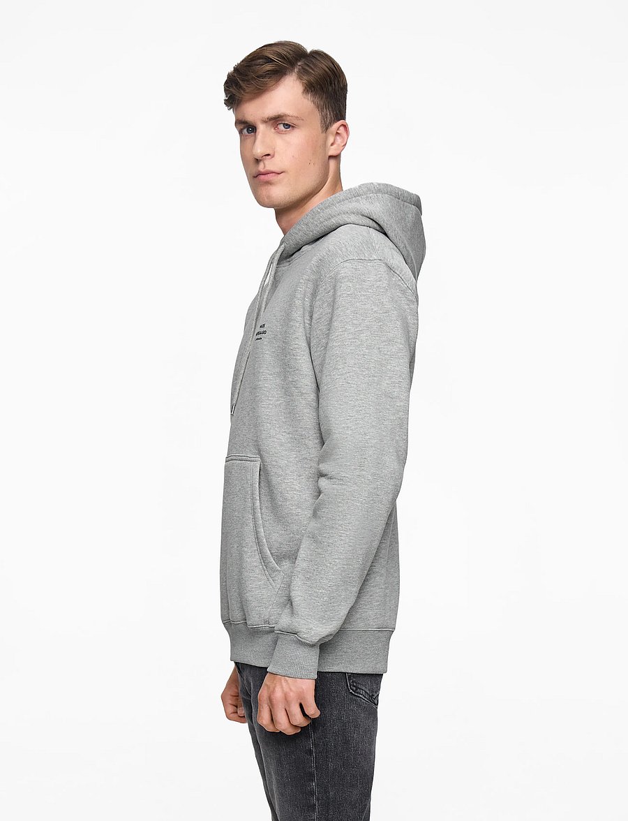 Mads Nørgaard - Standard Hoodie Logo Sweat FAV - kapuzenpullover - grey melange - 3