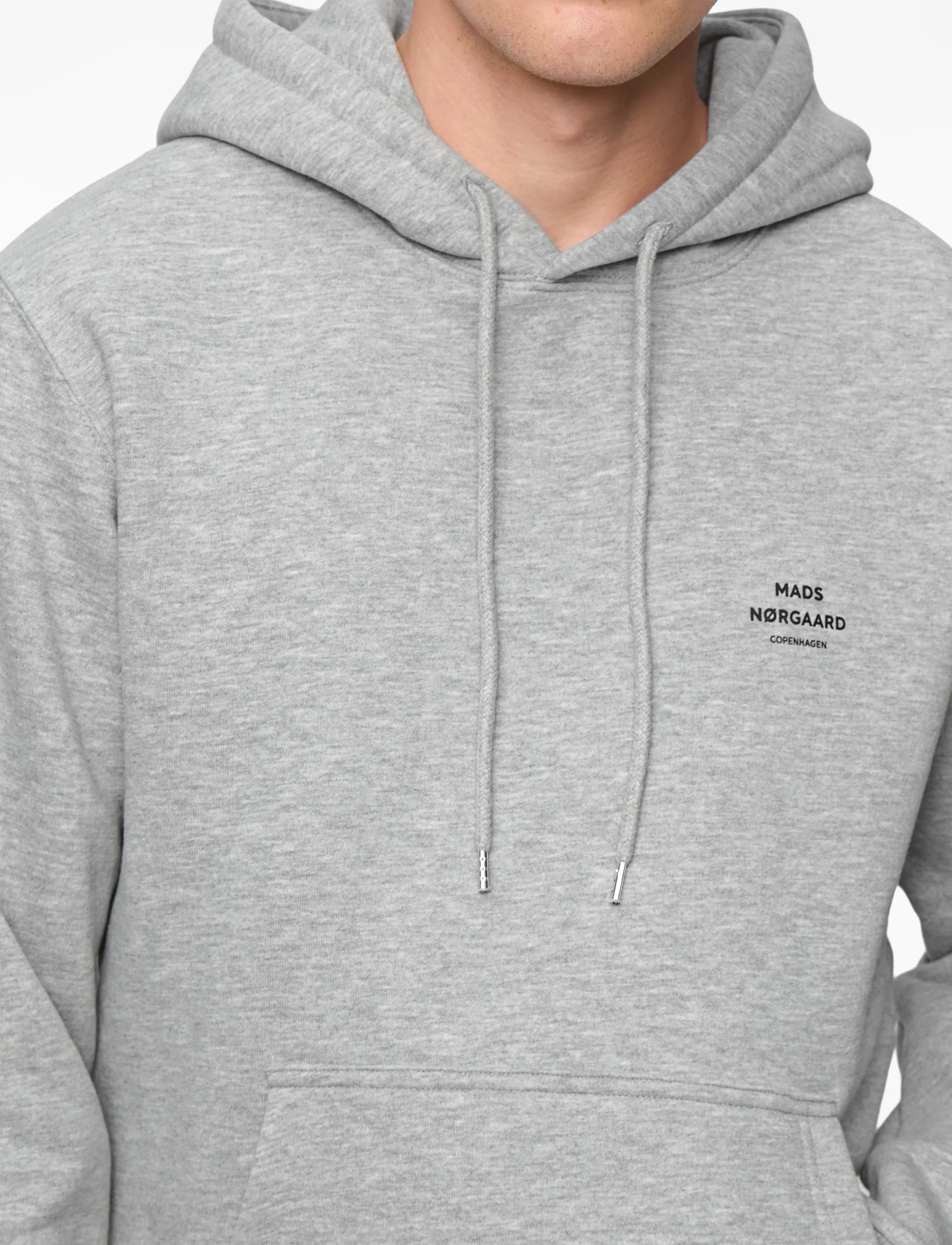 Mads Nørgaard - Standard Hoodie Logo Sweat - kapuzenpullover - grey melange - 5