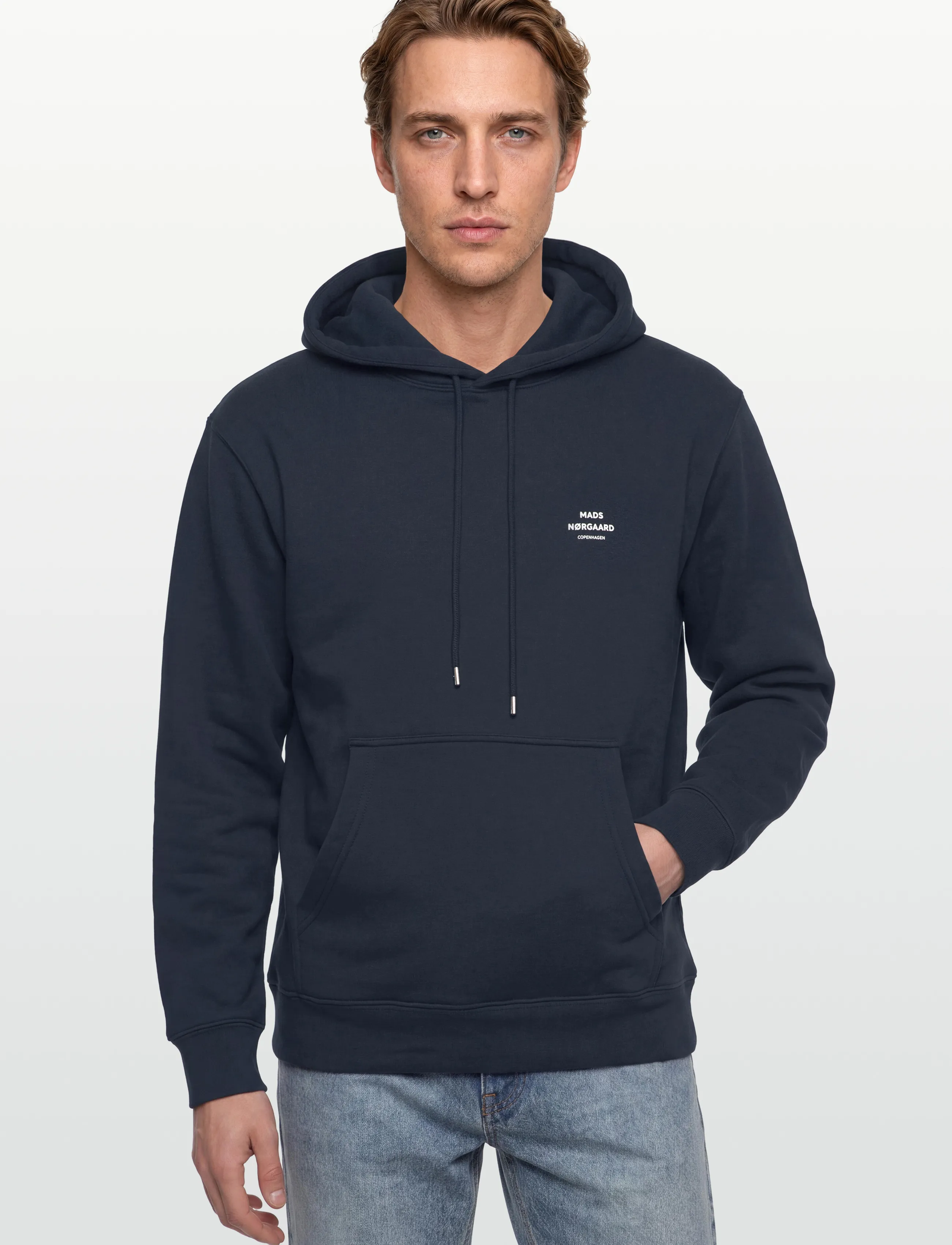 Mads Nørgaard - Standard Hoodie Logo Sweat FAV - kapuzenpullover - parisian night - 3