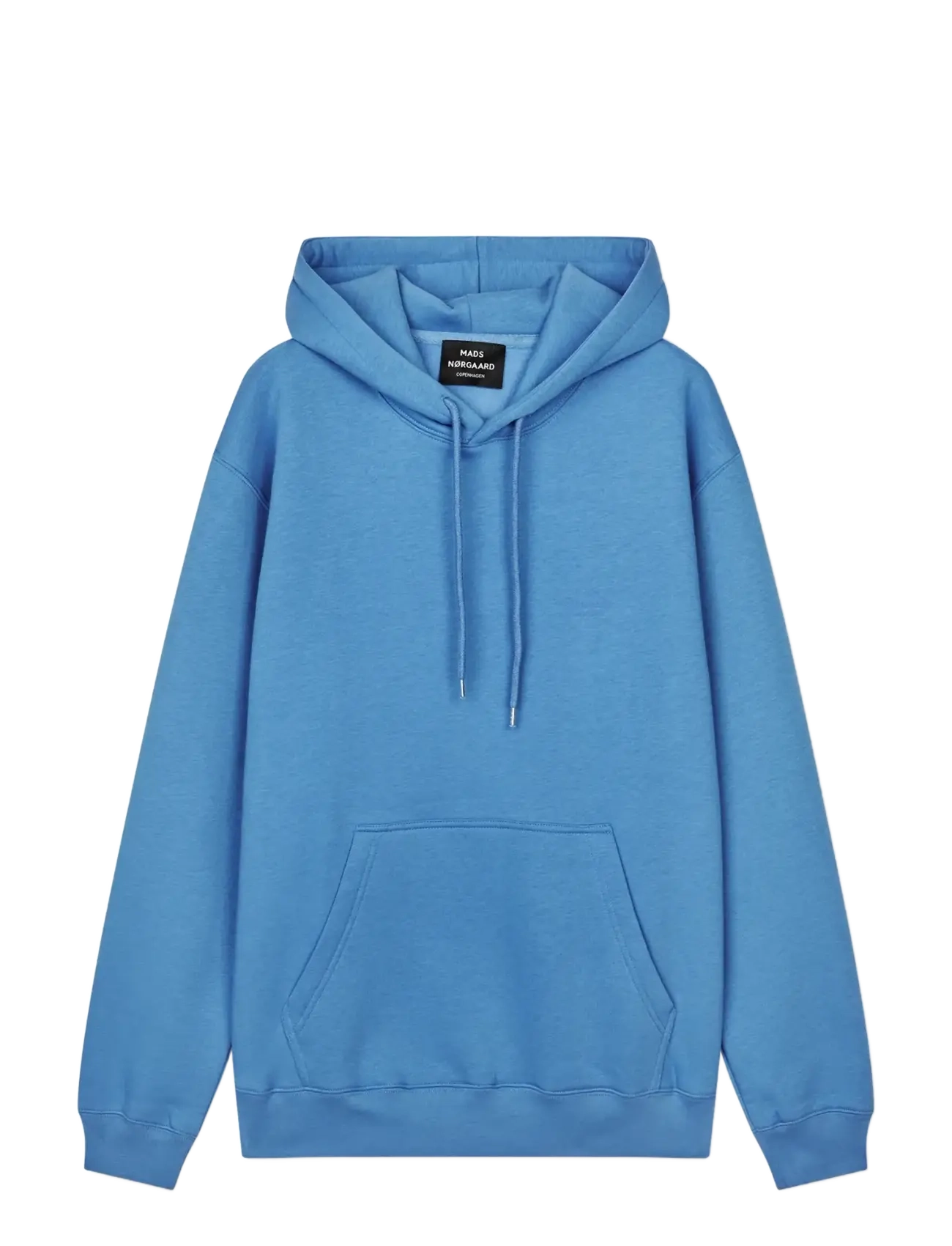 MADS NØRGAARD Standard Hoodie Logo Sweat Blau - M - Herren
