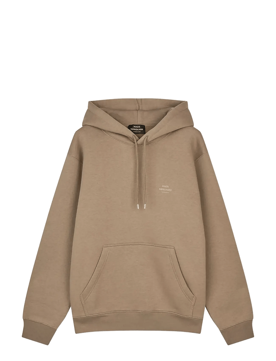 Mads Nørgaard - Standard Hoodie Logo Sweat FAV - kapuzenpullover - walnut - 1