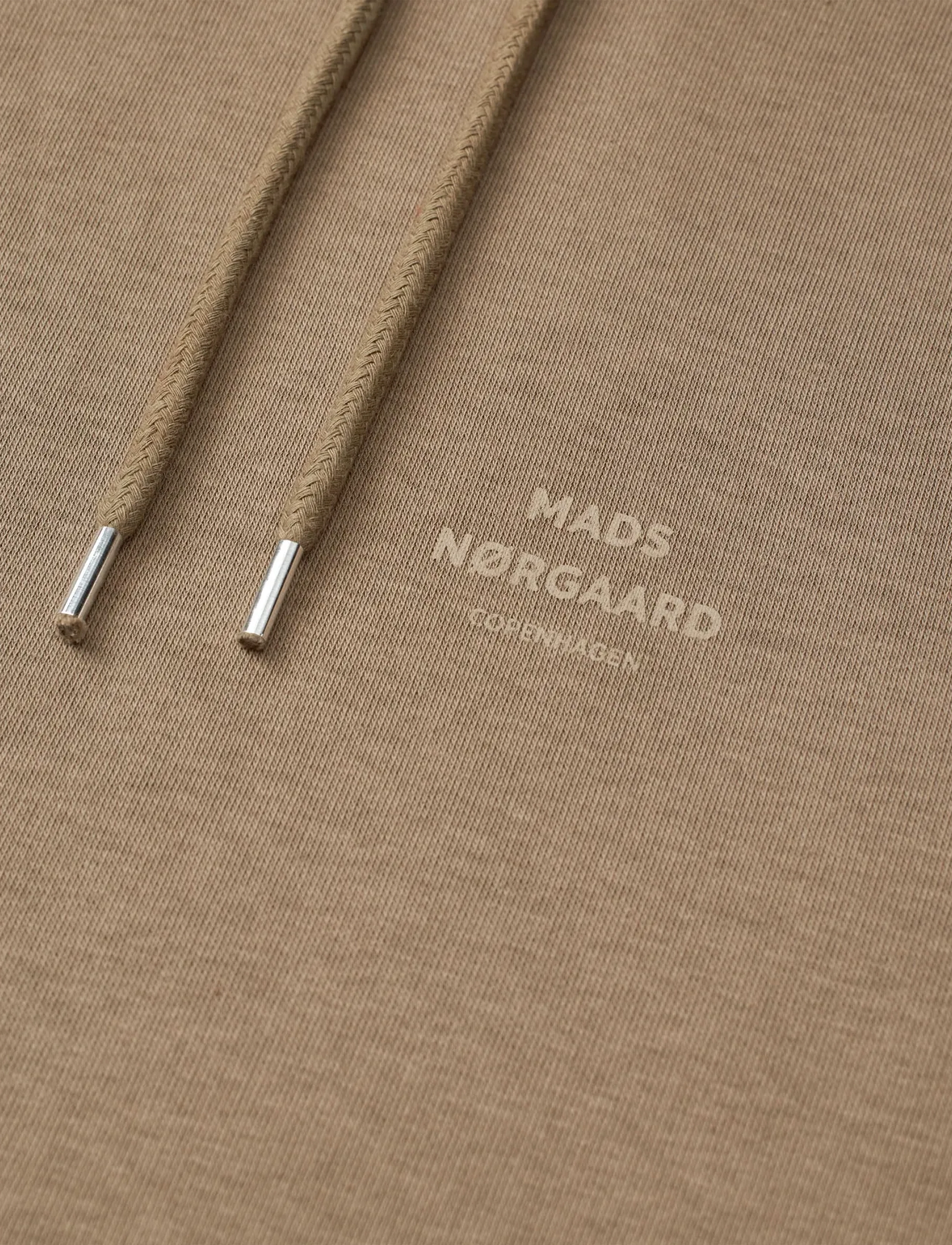 Mads Nørgaard - Standard Hoodie Logo Sweat - kapuutsiga dressipluusid - walnut - 3