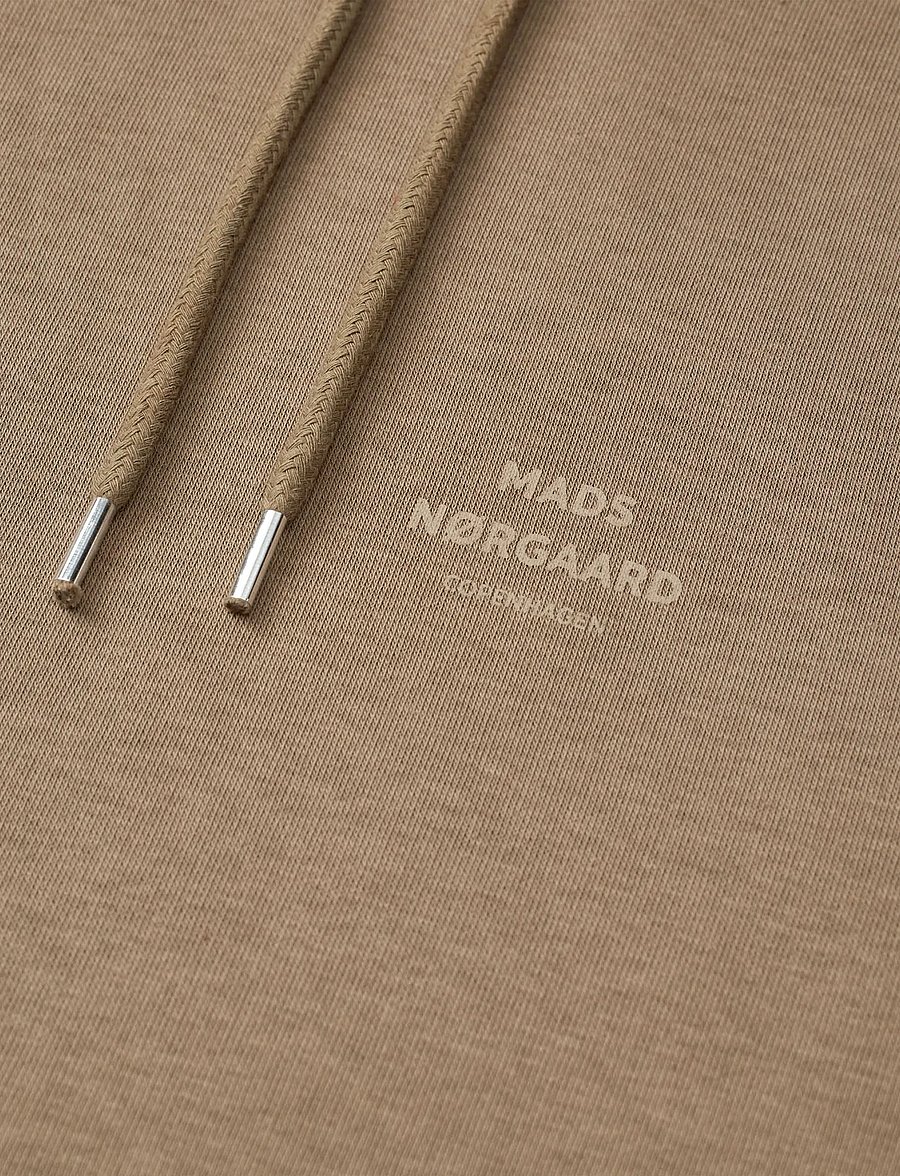 Mads Nørgaard - Standard Hoodie Logo Sweat FAV - kapuzenpullover - walnut - 3
