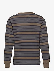 Mads Nørgaard - Combed Jersey Carlito Tee LS - marškinėliai ilgomis rankovėmis - asphalt/deep well/tarmac - 1