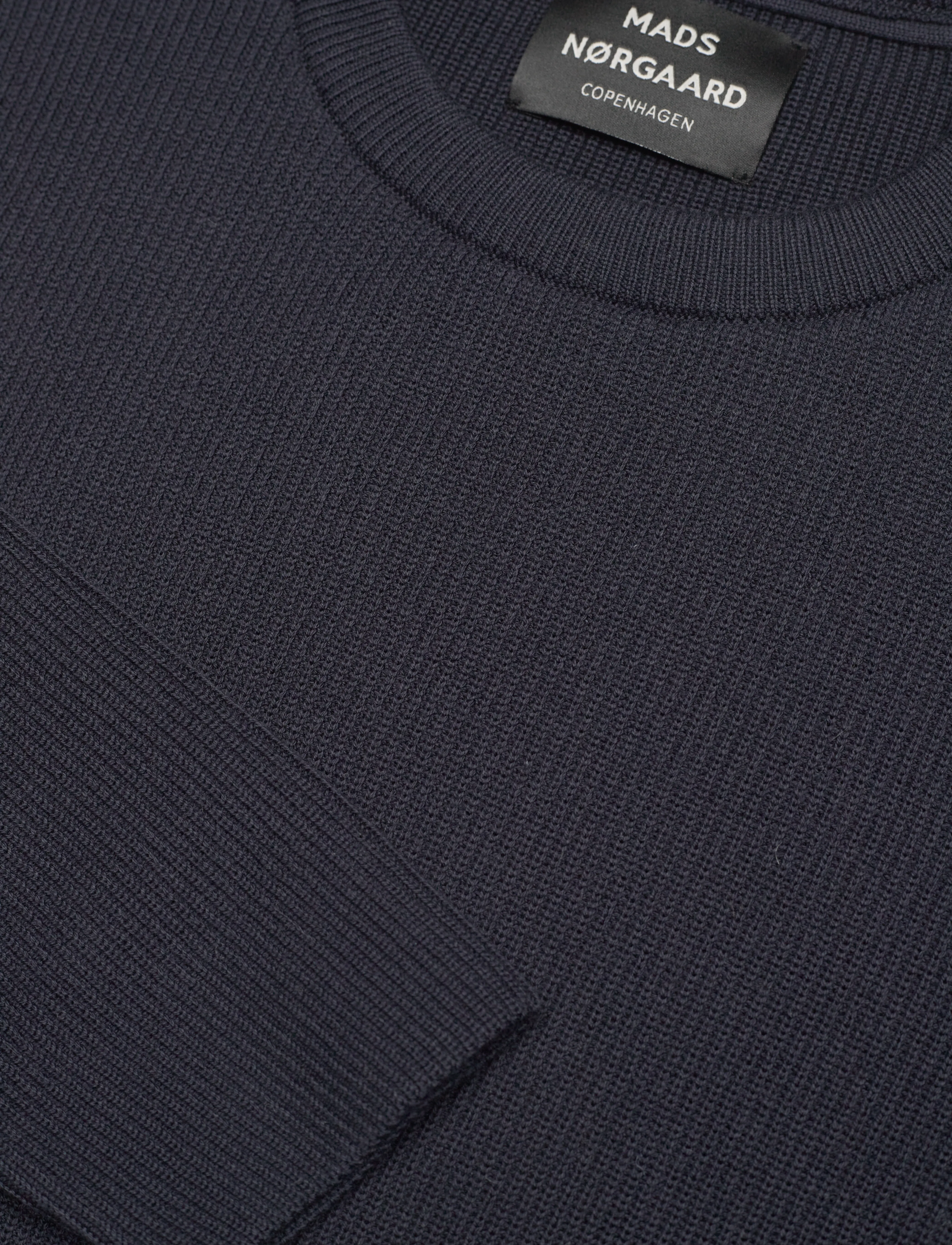 Mads Nørgaard - Tight Cotton Ulf Knit - deep well - 2