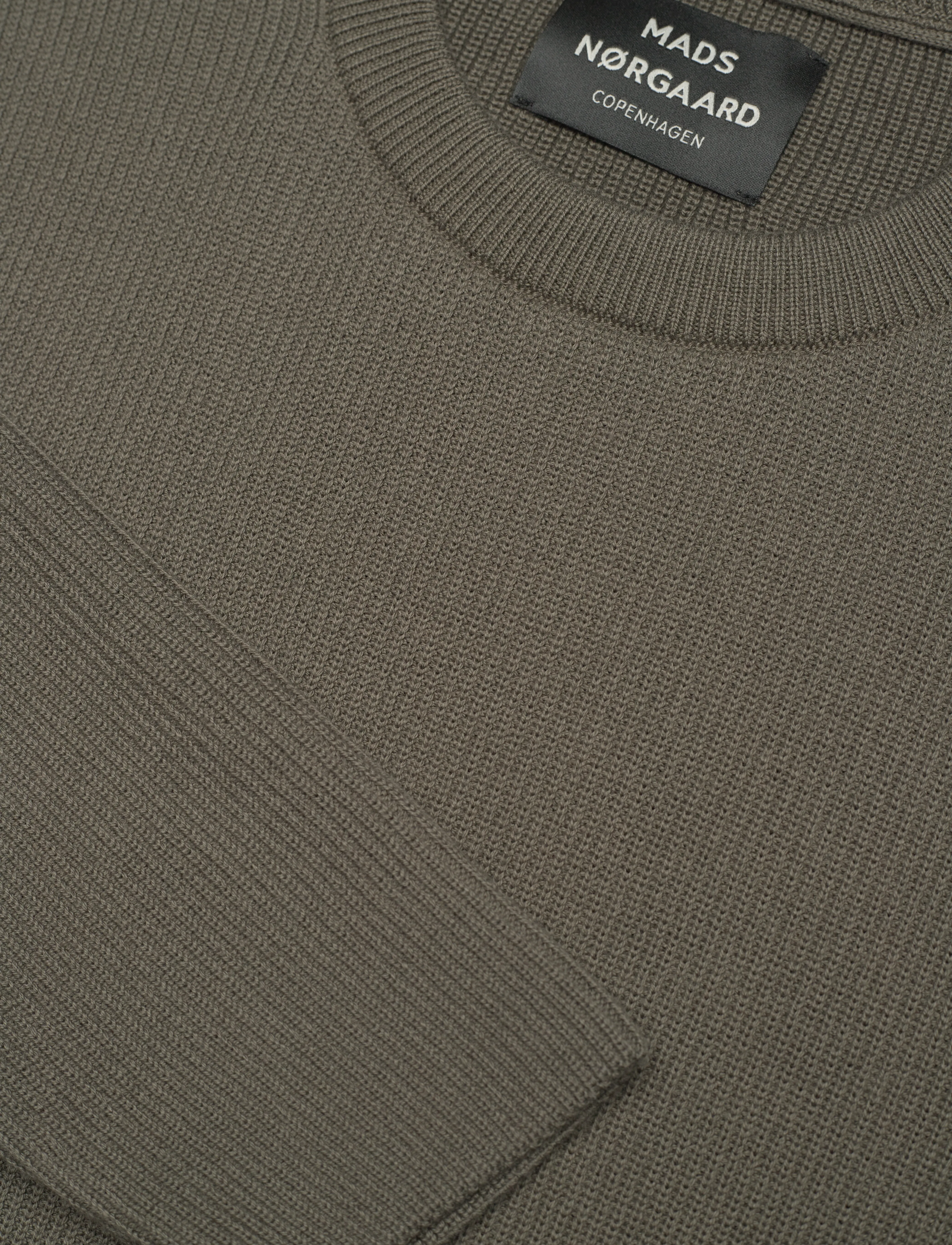 Mads Nørgaard - Tight Cotton Ulf Knit - tarmac - 3