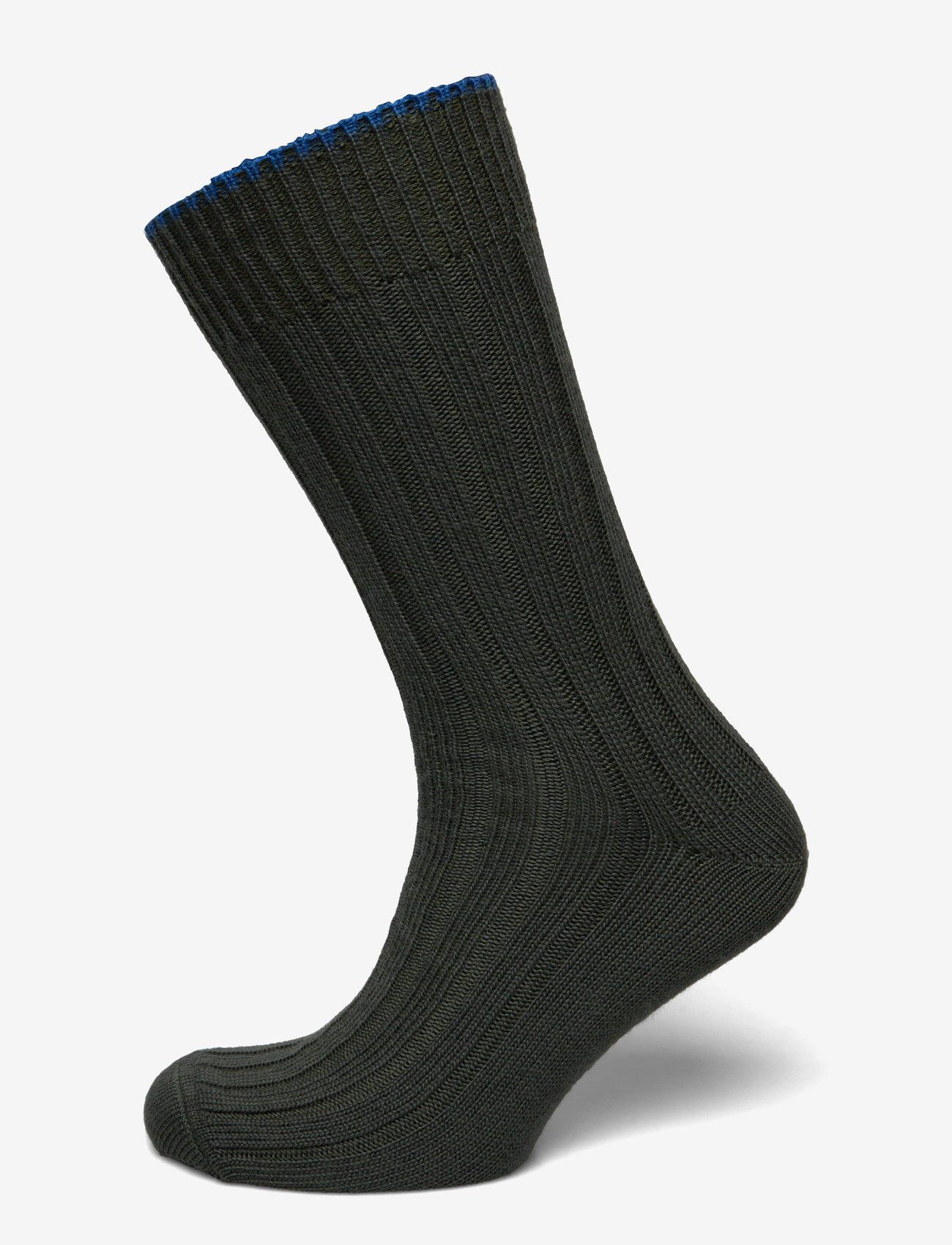 Mads Nørgaard - Woolen Carl Rib Socks - grape leaf - 0