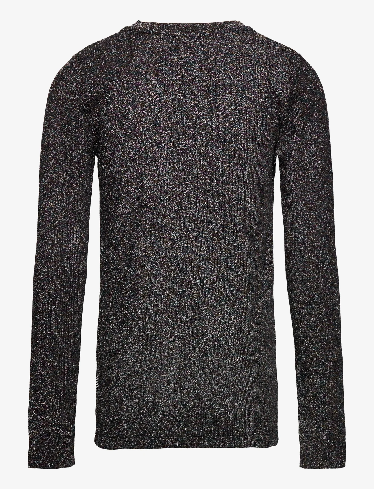 Mads Nørgaard - 2x2 Lurex Talino Top - marškinėliai ilgomis rankovėmis - multi black - 1