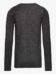 Mads Nørgaard - 2x2 Lurex Talino Top - long-sleeved t-shirts - multi black - 1