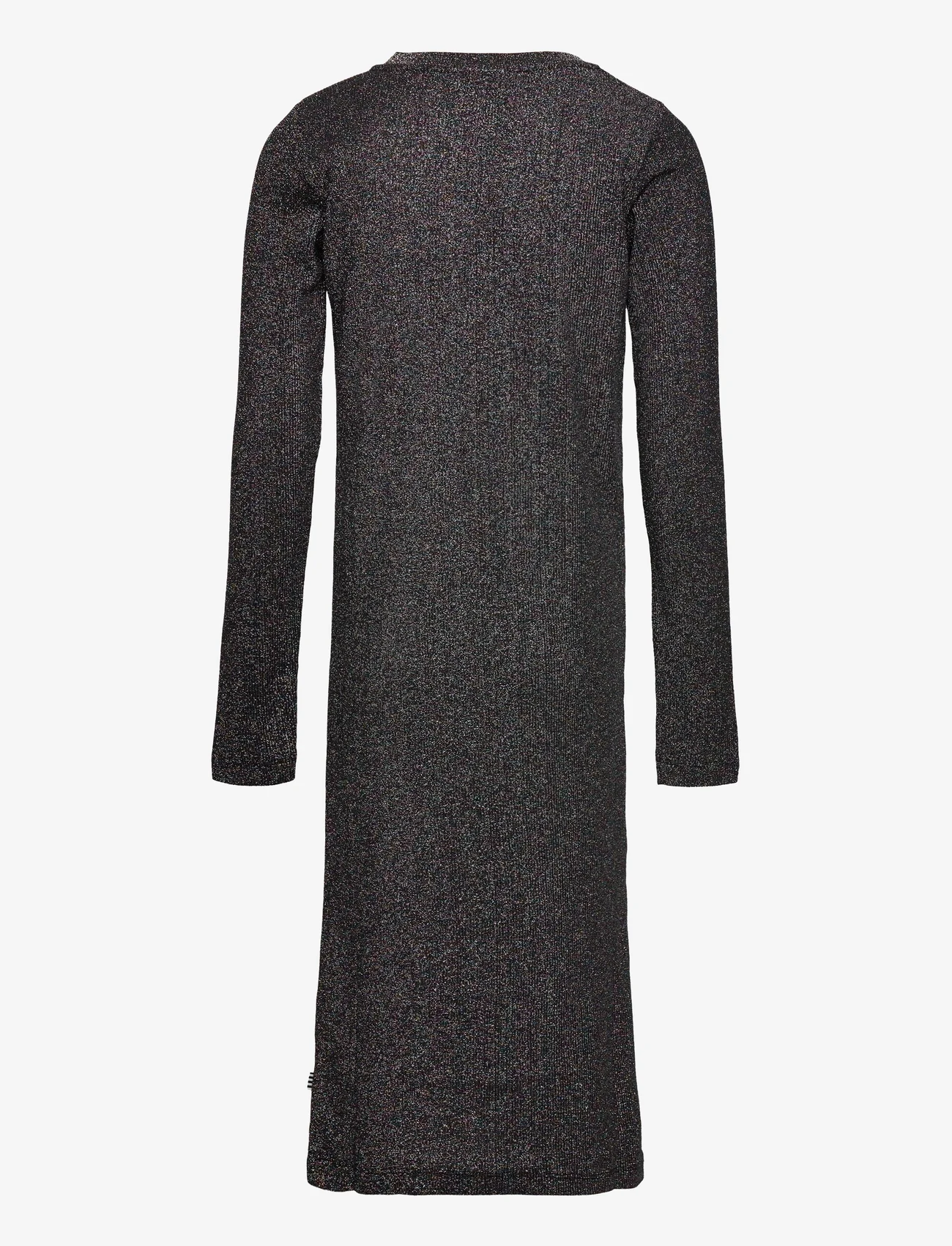 Mads Nørgaard - 2x2 Lurex Dubina Dress - long-sleeved casual dresses - multi black - 1