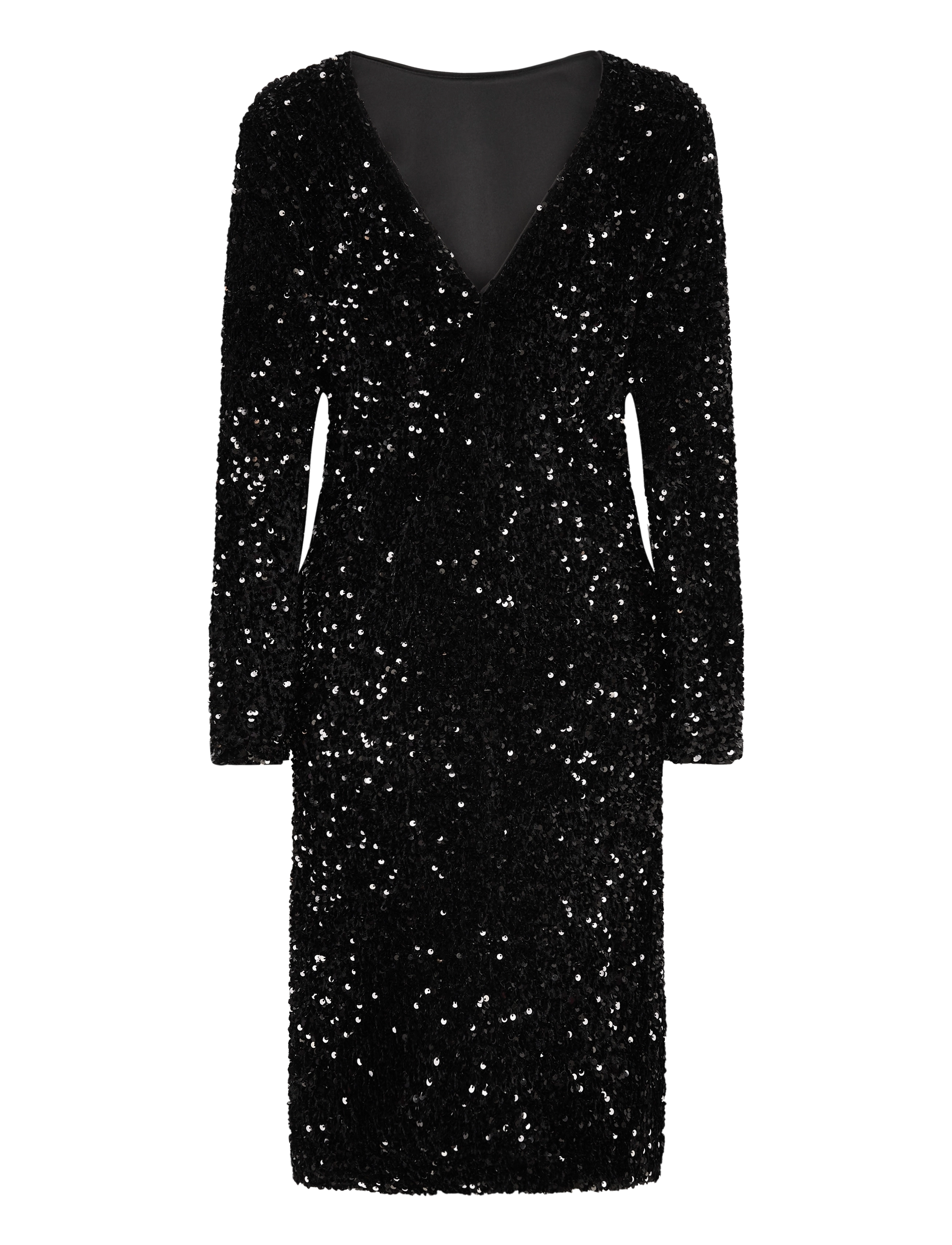 Mads Nørgaard - Seqi Phaidon Dress - pailletkjoler - black - 1