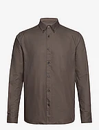 Cotton Oxford Sune Shirt BD - BELUGA