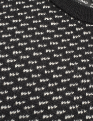 Mads Nørgaard - Shetland Gustav Lusekofte Knit - knitted round necks - black/grey melange - 2