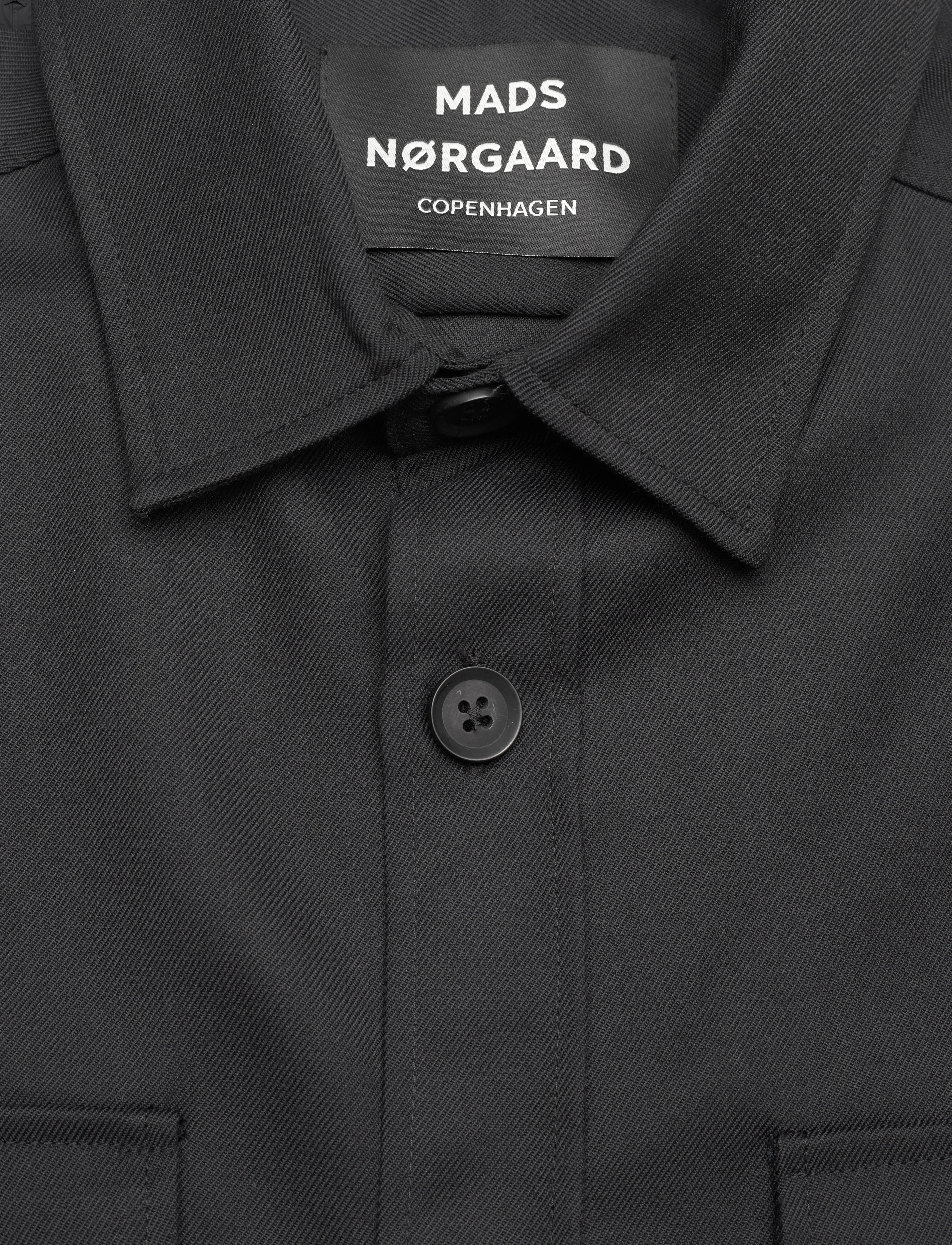 Mads Nørgaard - Firm Twill Skyler Shirt - deep well - 2
