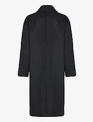 Mads Nørgaard - Dense Wool River Coat - winter coats - black - 1