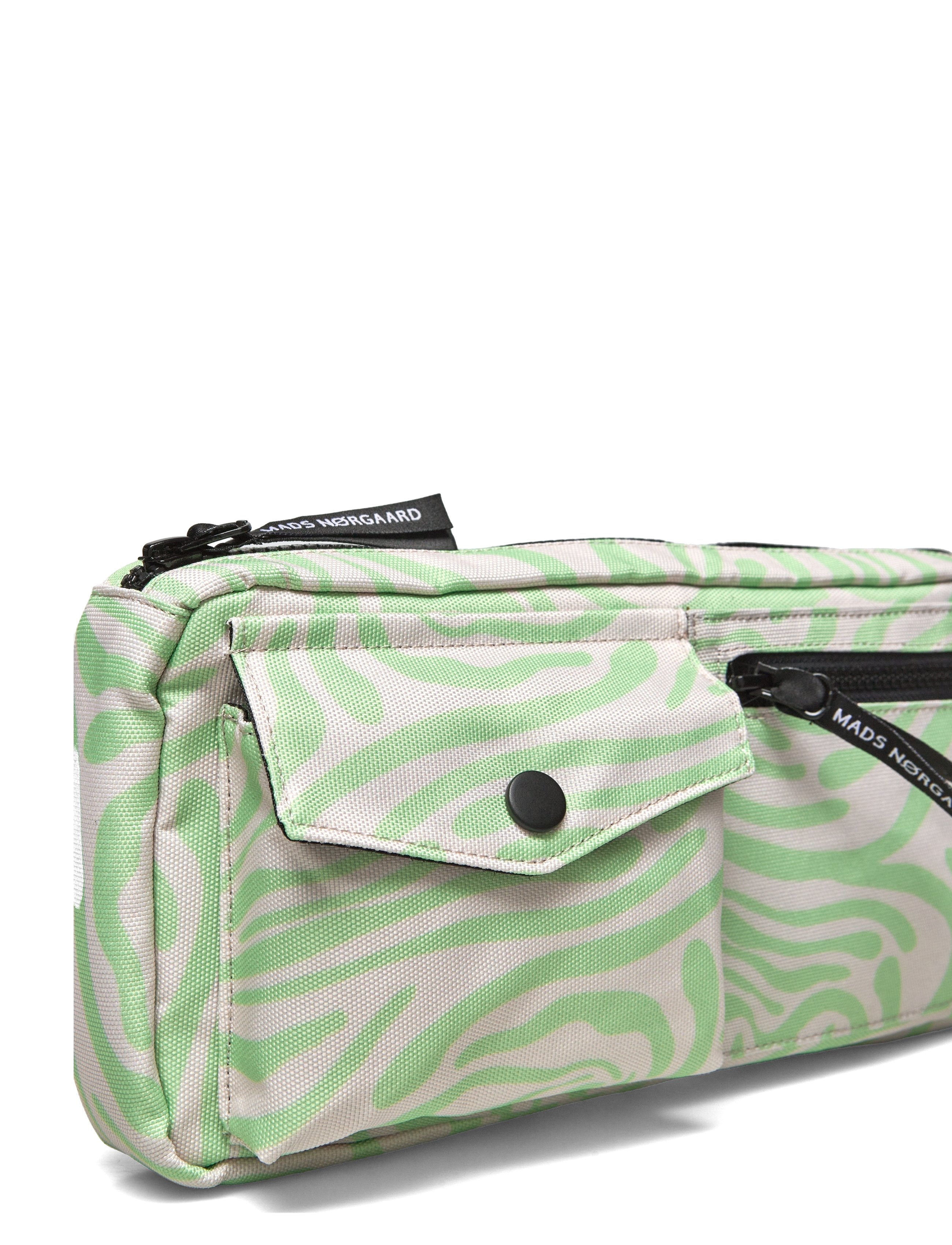 Mads Nørgaard - Bel One Art Carni Bag - zebra aop/paradise green - 3