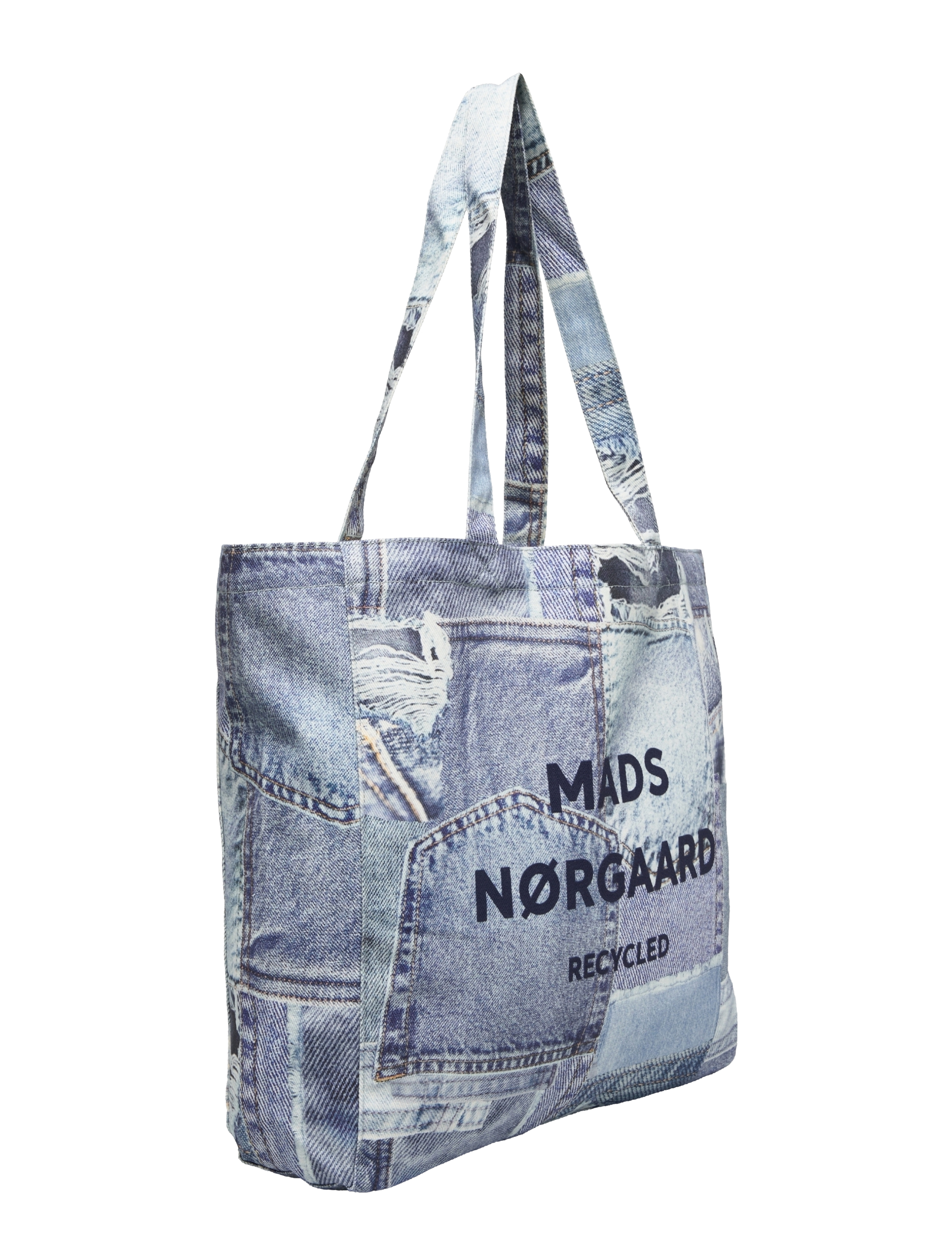 Mads Nørgaard - Recycled Boutique Athene AOP Bag - denim aop - 2