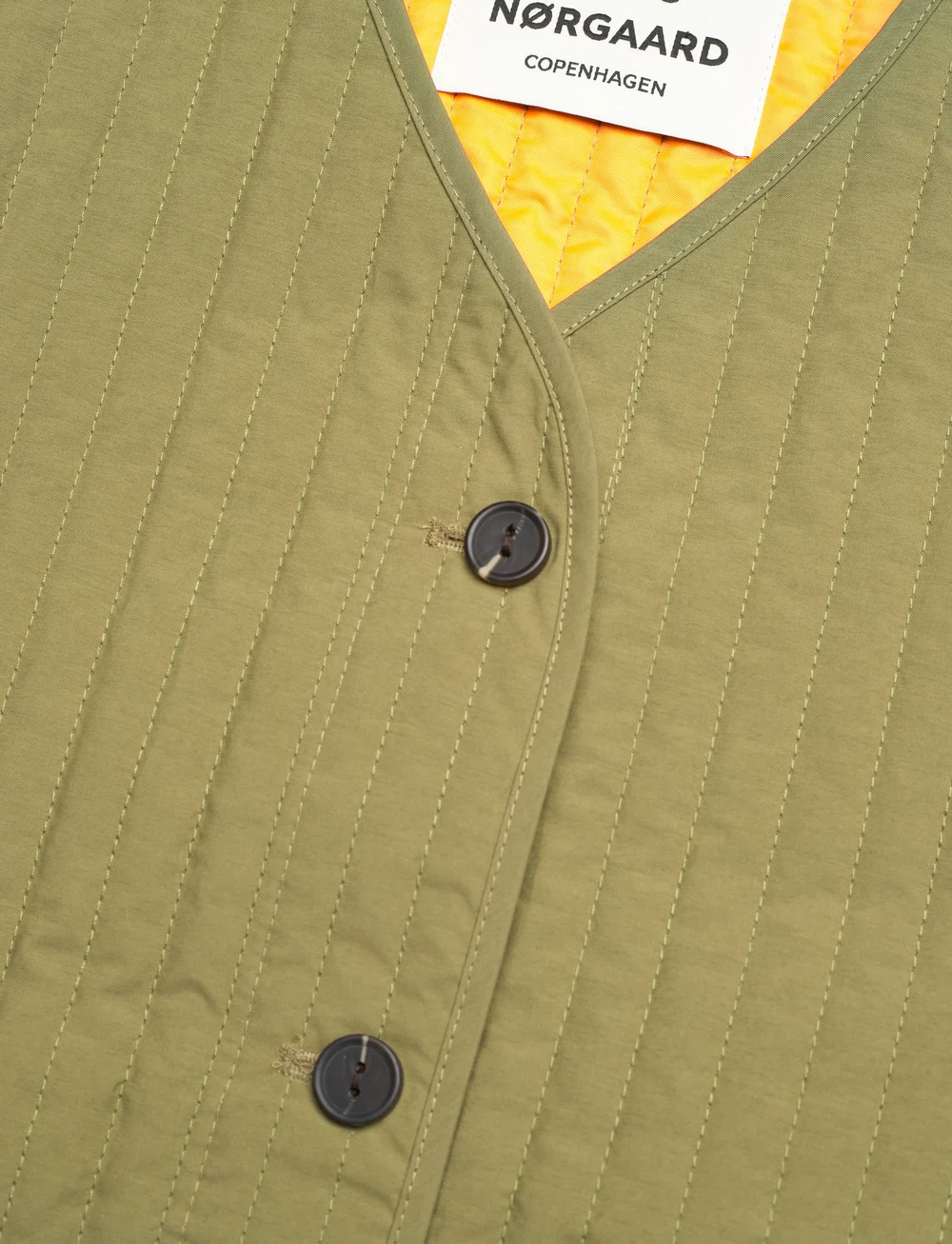 Mads Nørgaard - Cloud Harue Jacket - quilted jackets - olive branch - 2