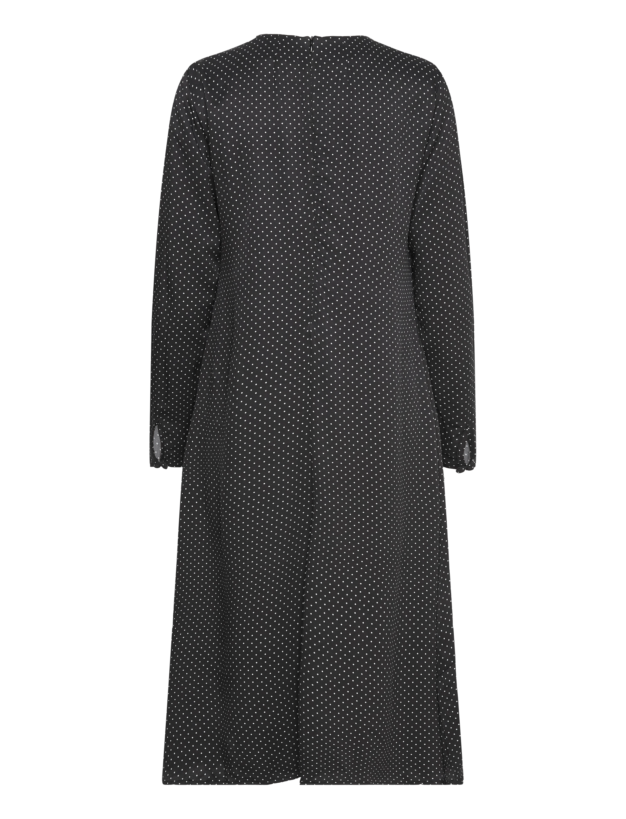 Mads Nørgaard - Star Enna Dress AOP - midi kjoler - micro dot aop/black - 1