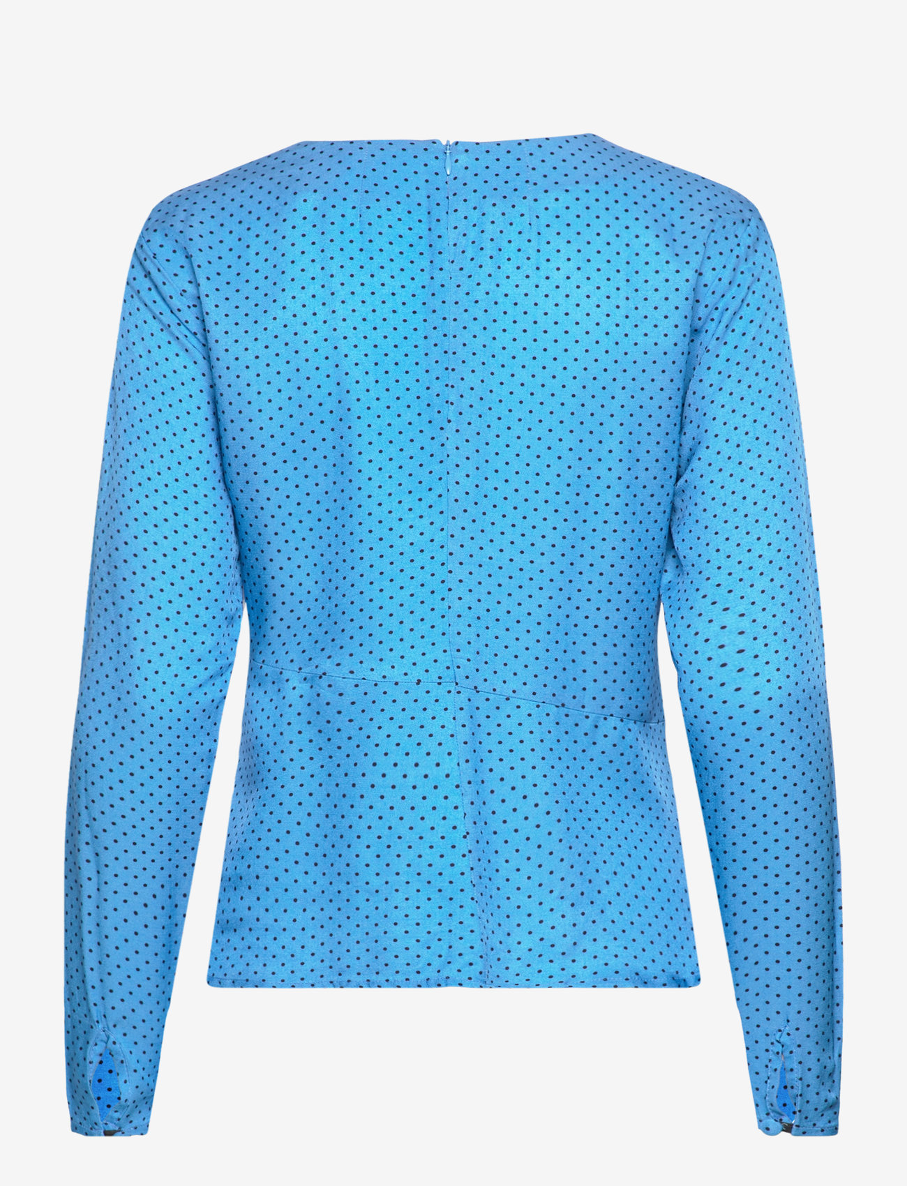 Mads Nørgaard - Star Anke Top AOP - langærmede bluser - micro dot aop/mediterranean bl - 1