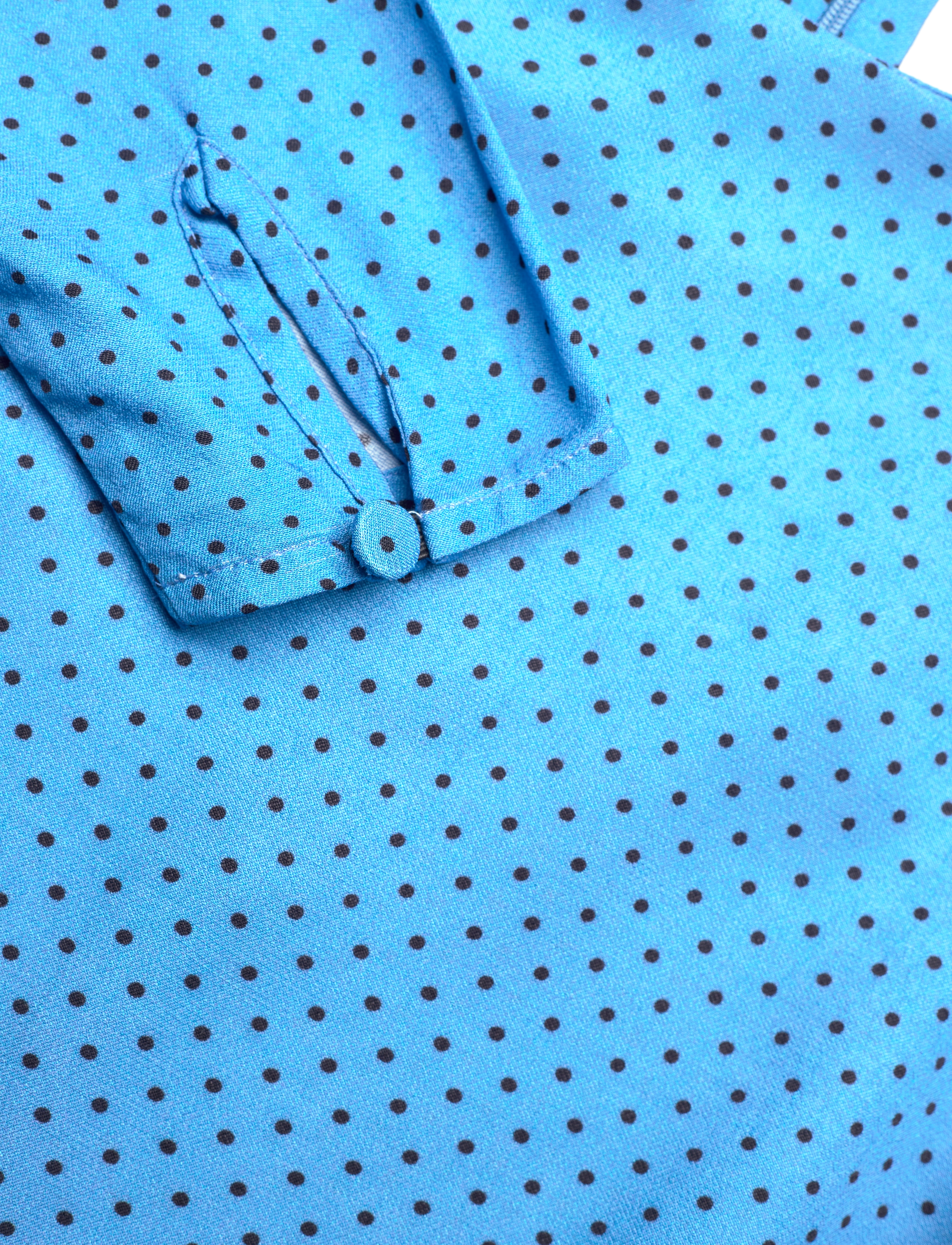 Mads Nørgaard - Star Anke Top AOP - pitkähihaiset puserot - micro dot aop/mediterranean bl - 2