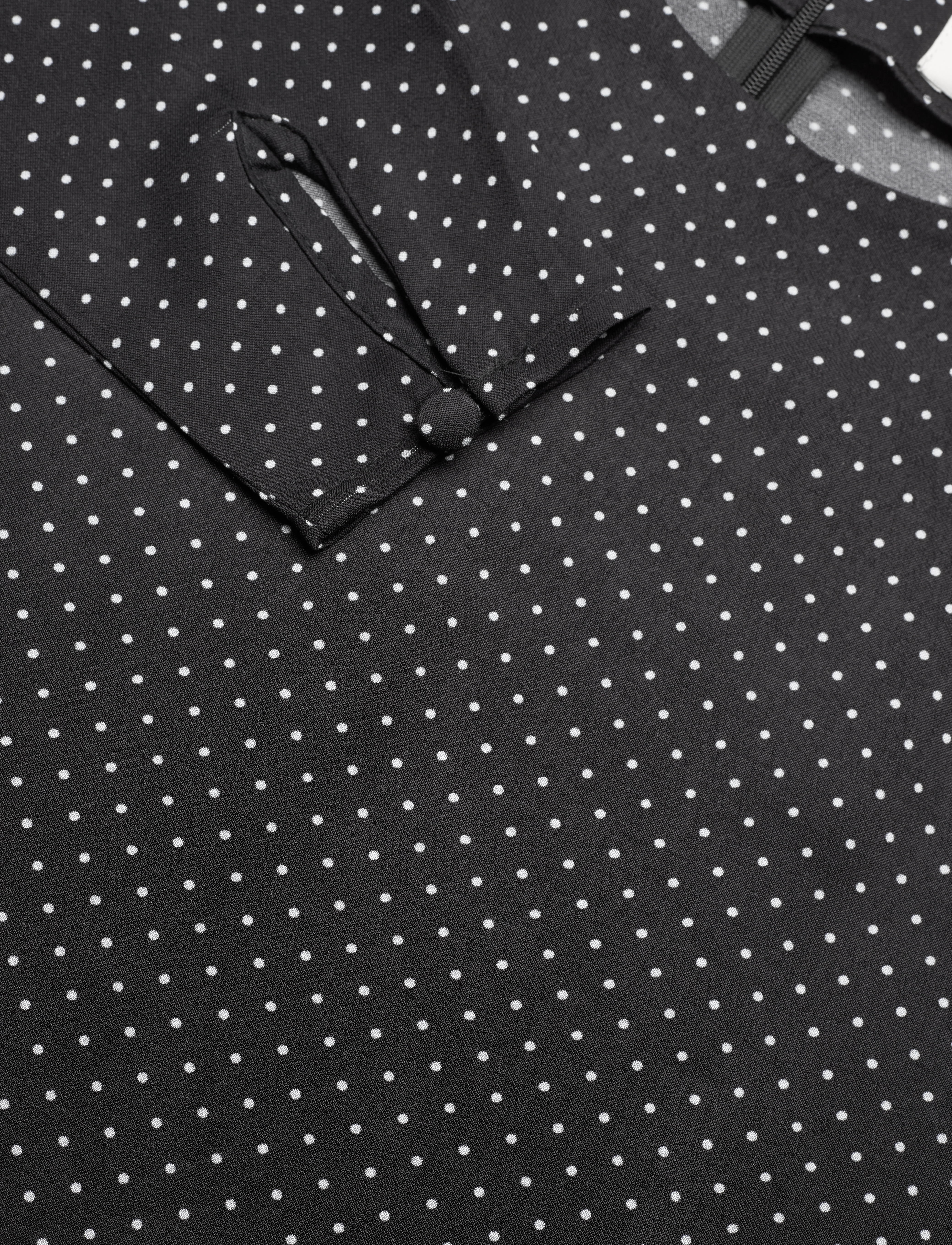 Mads Nørgaard - Star Anke Top AOP - langærmede bluser - micro dot aop/black - 2