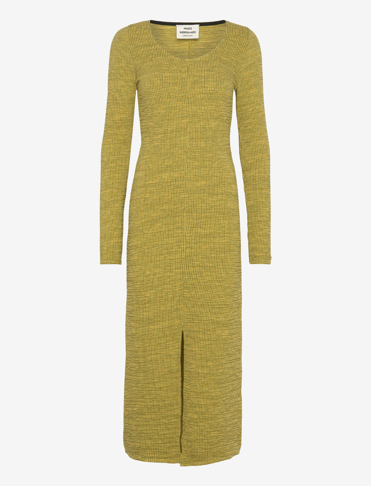 Mads Nørgaard - Mel Crepe Bibli Dress - misted yellow melange - 0