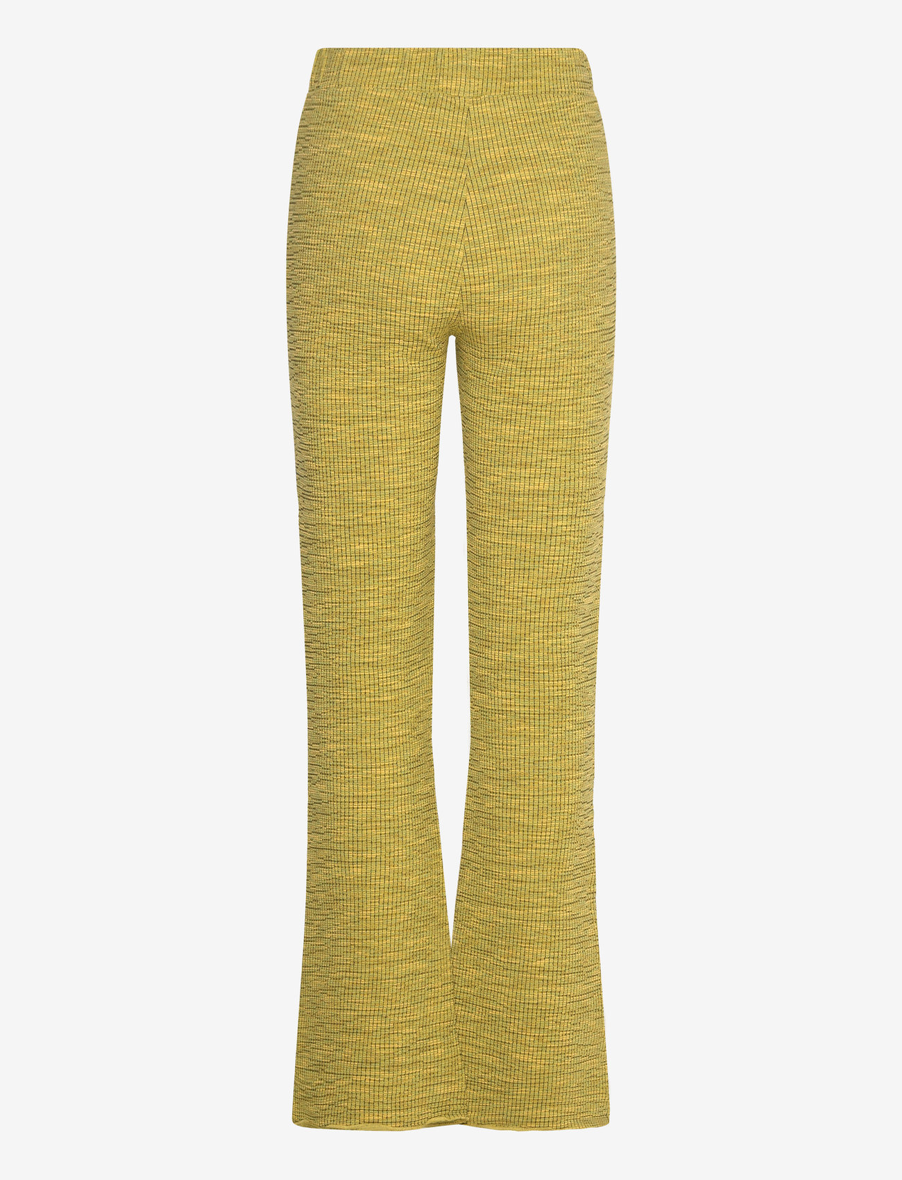 Mads Nørgaard - Mel Crepe Ura Pants - straight leg hosen - misted yellow melange - 1