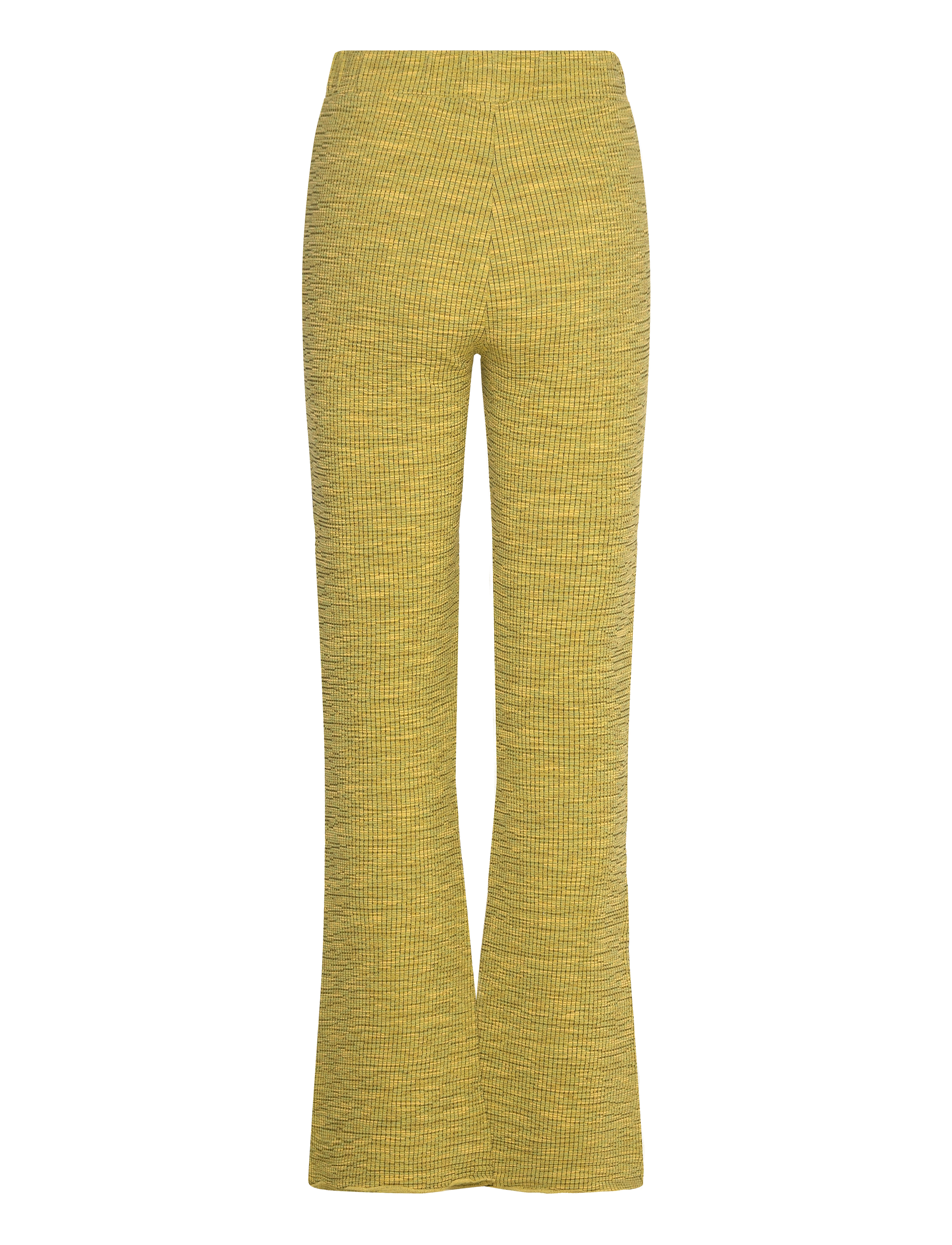 Mads Nørgaard - Mel Crepe Ura Pants - misted yellow melange - 1