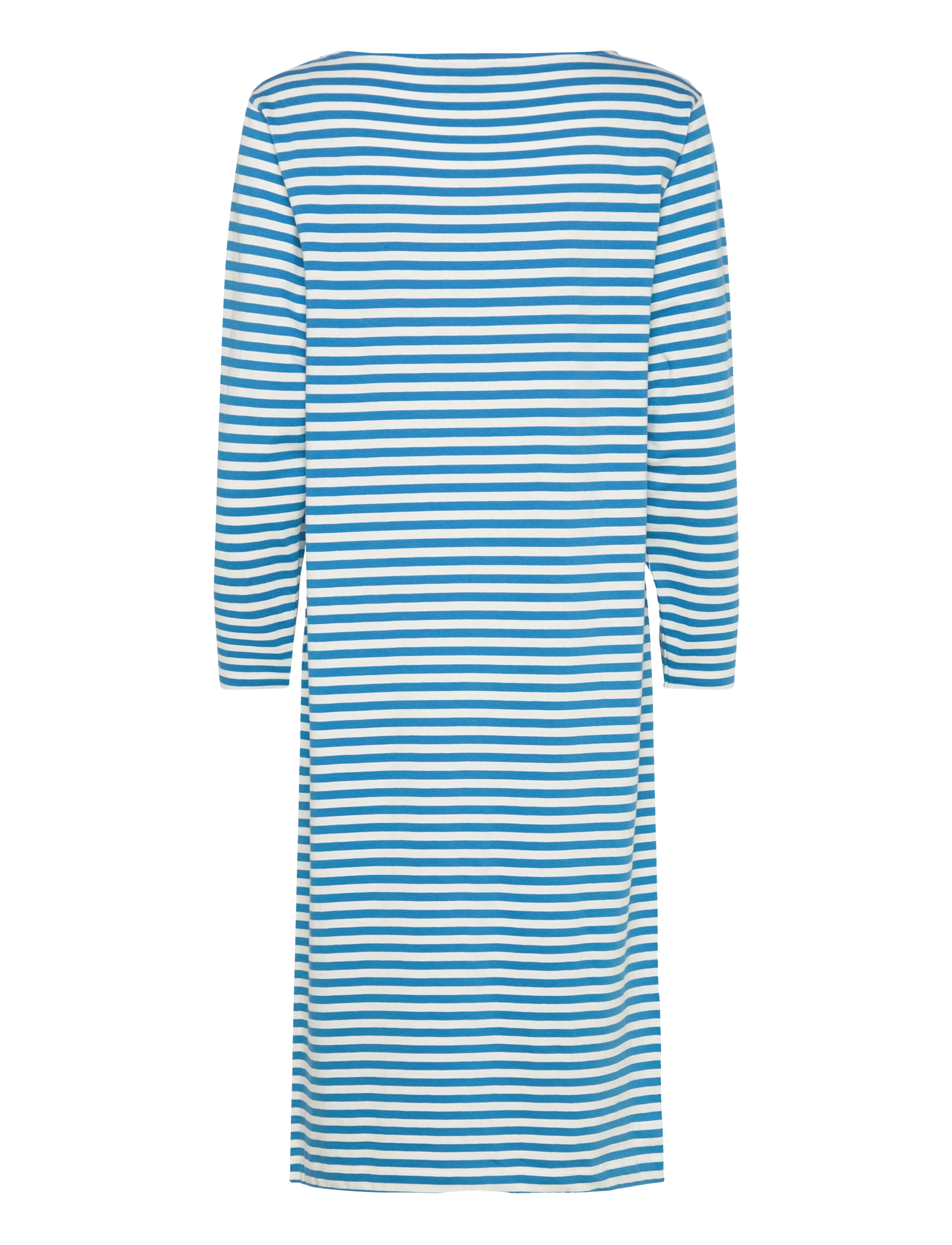 Mads Nørgaard - Soft Single Stripe Silas Dress - mediterrenean blue/snowwhite - 1