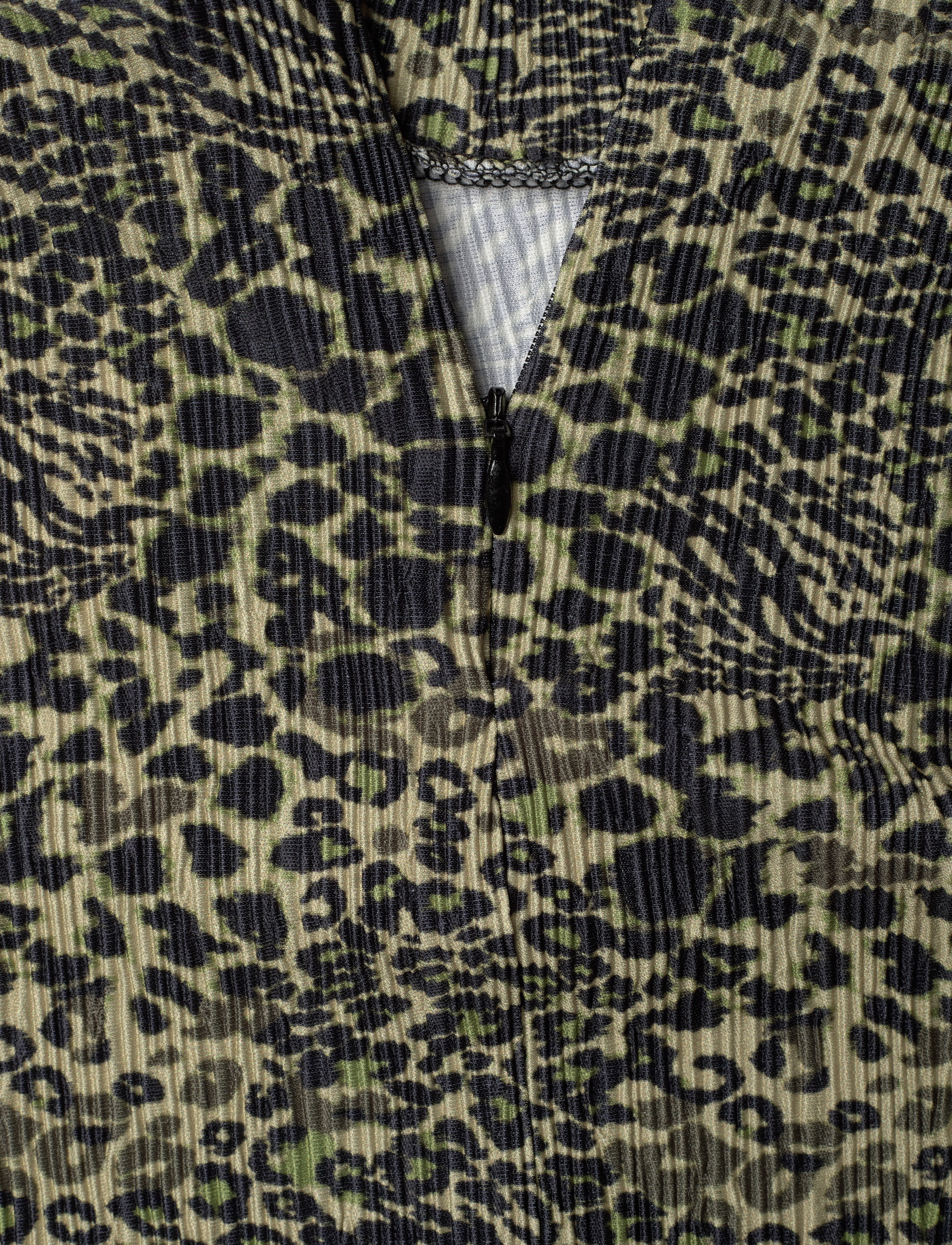 Mads Nørgaard - Luno Halto Dress AOP - midi kjólar - leo aop/olive branch - 3