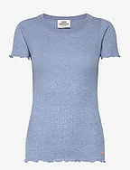 Pointella Trixy Tee - POWDER BLUE MELANGE