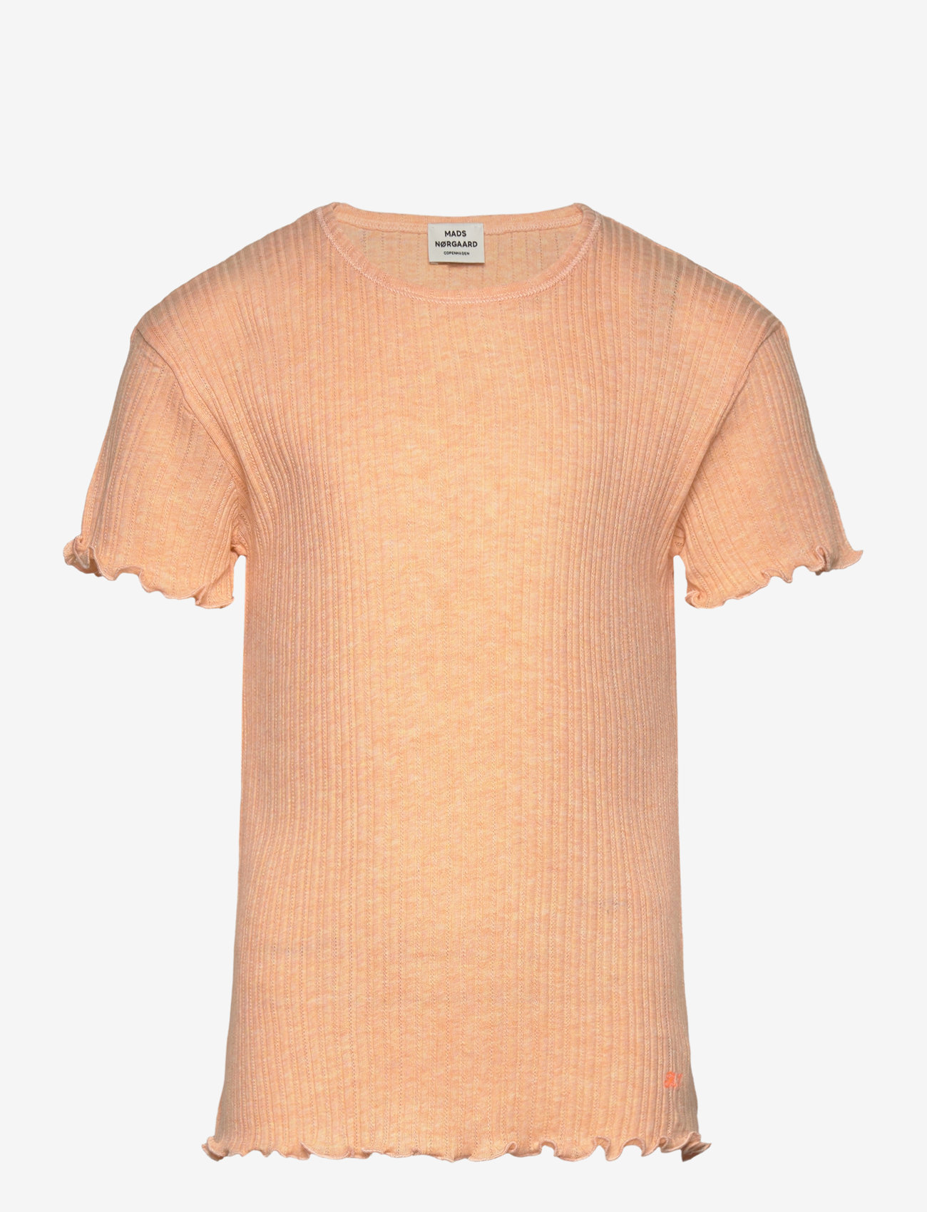 Mads Nørgaard - Pointella Trixina Tee - coral melange - 0