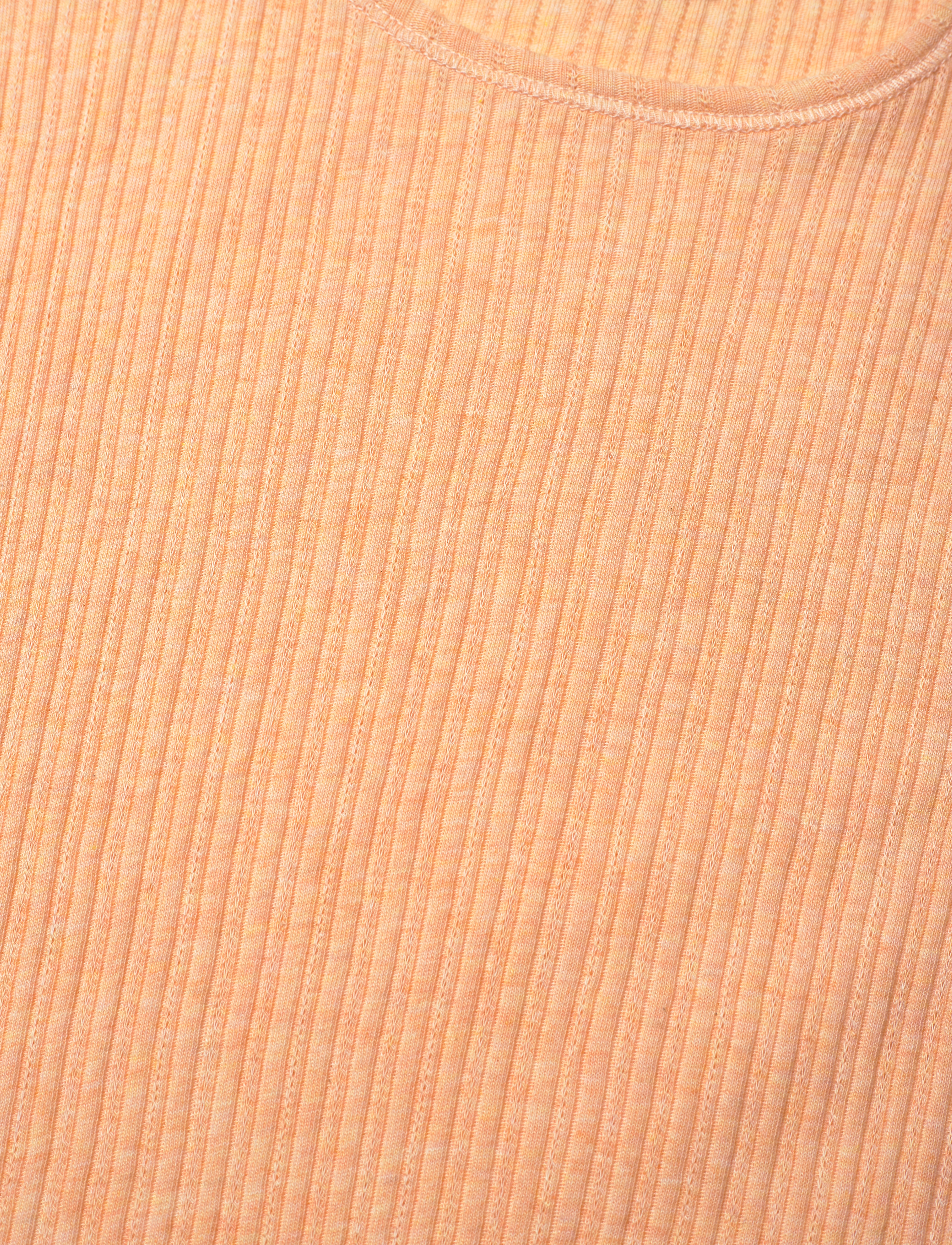 Mads Nørgaard - Pointella Trixina Tee - coral melange - 2