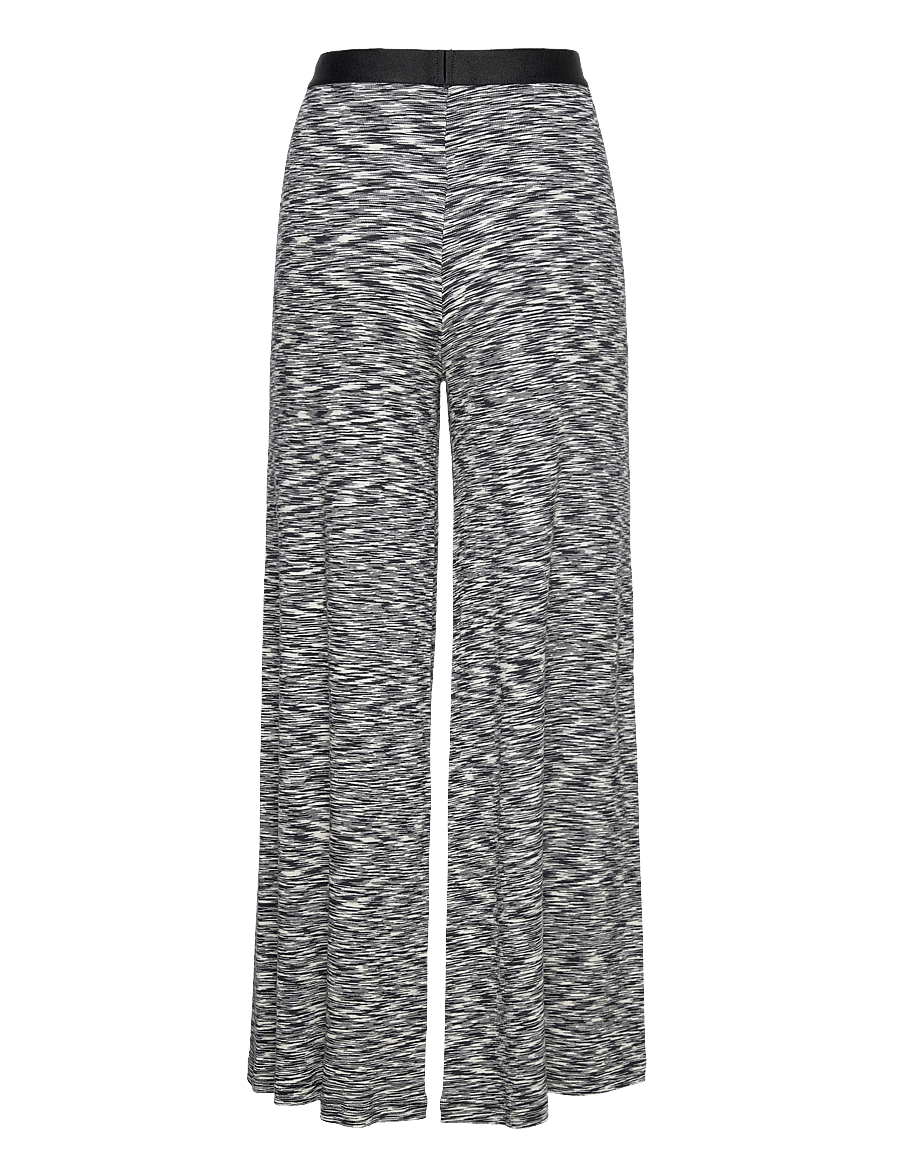 Mads Nørgaard - 2x2 Cotton Space Veran Pants - pantalons larges - multi black - 1
