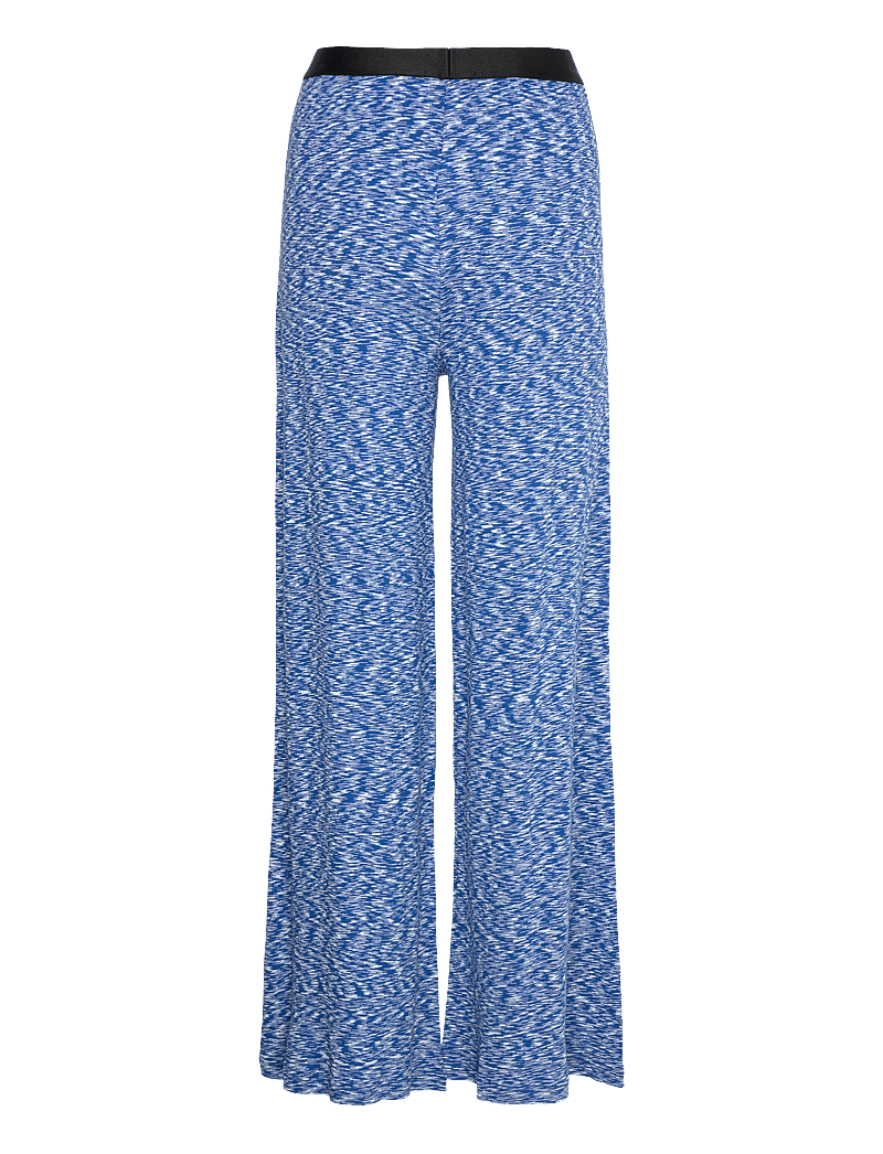 Mads Nørgaard - 2x2 Cotton Space Veran Pants - vida byxor - multi blue - 1