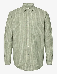 Cotton Linen Malte Stripe Shirt, Mads Nørgaard