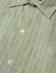Mads Nørgaard - Cotton Linen Mateo Stripe Shirt SS - nordischer stil - sea spray/birtch - 3
